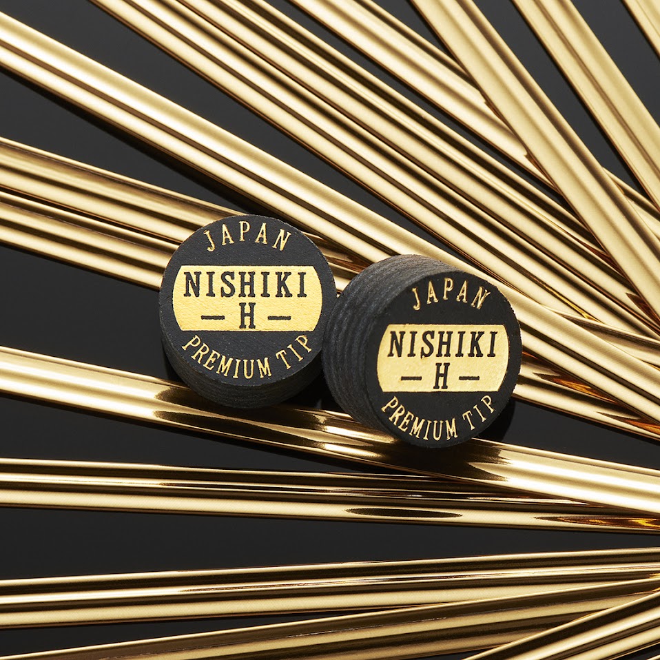 NISHIKI PREMIUM POOL CUE TIP - BLACK