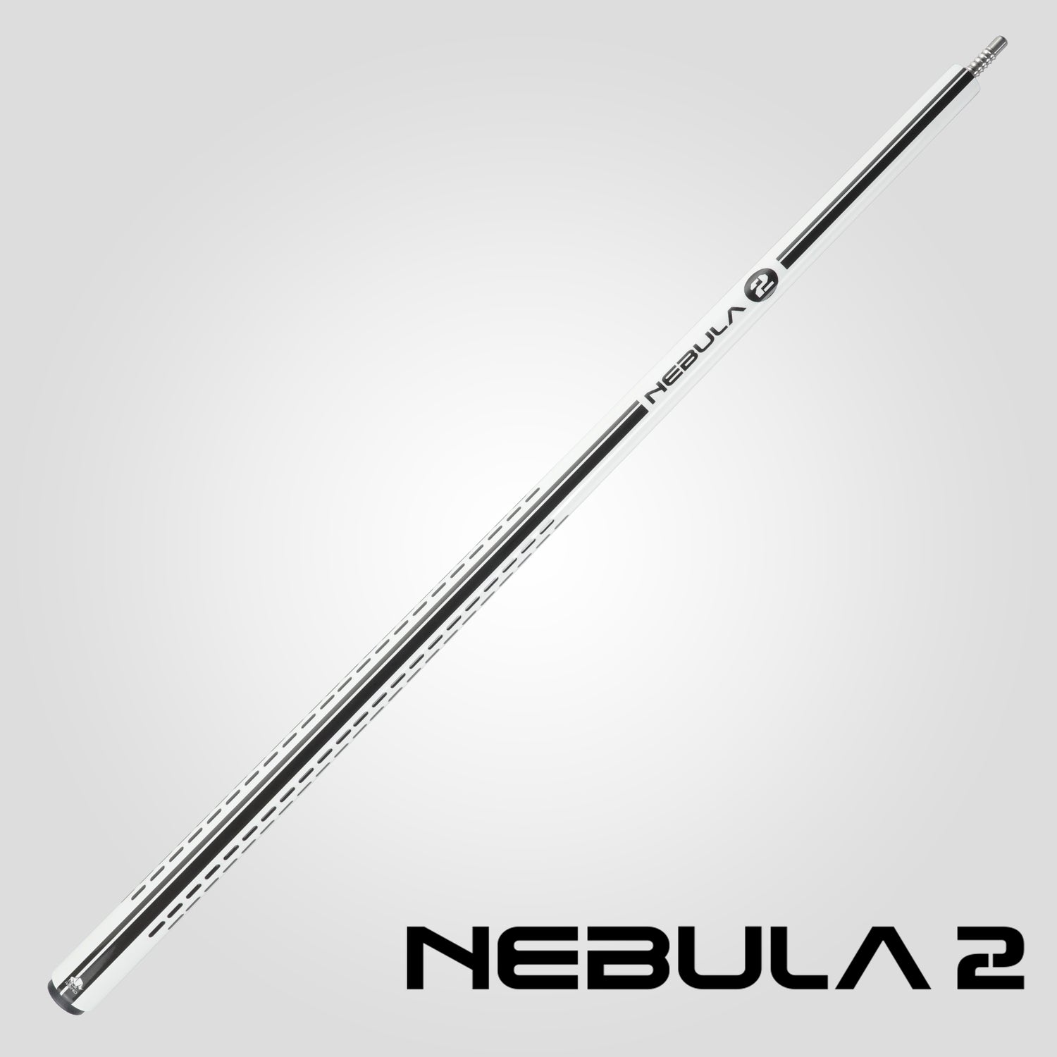 Nebula 2 Pool Cue - Pure White - 3D Grip