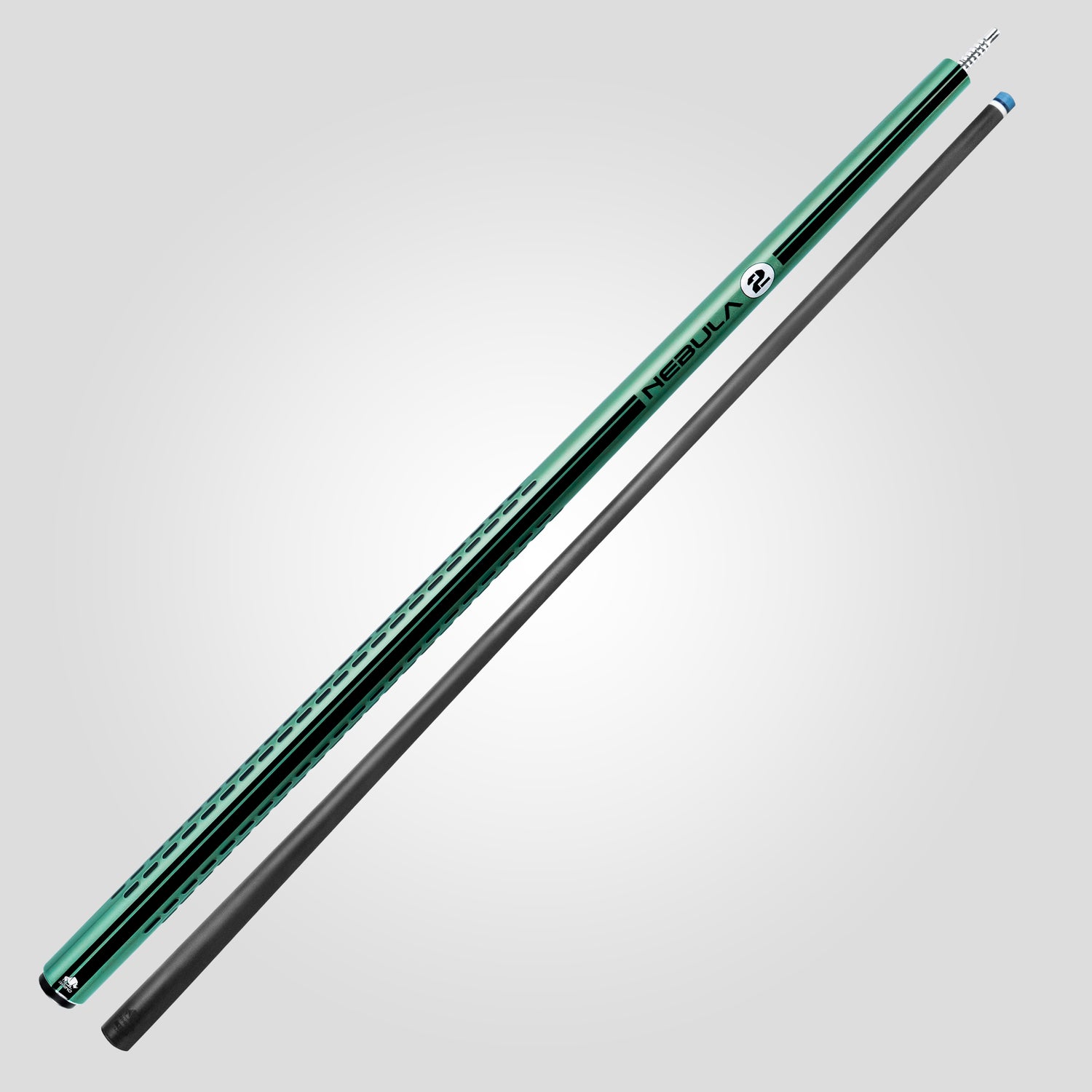 Nebula 2 Pool Cue - Ocean Green - 3D Grip