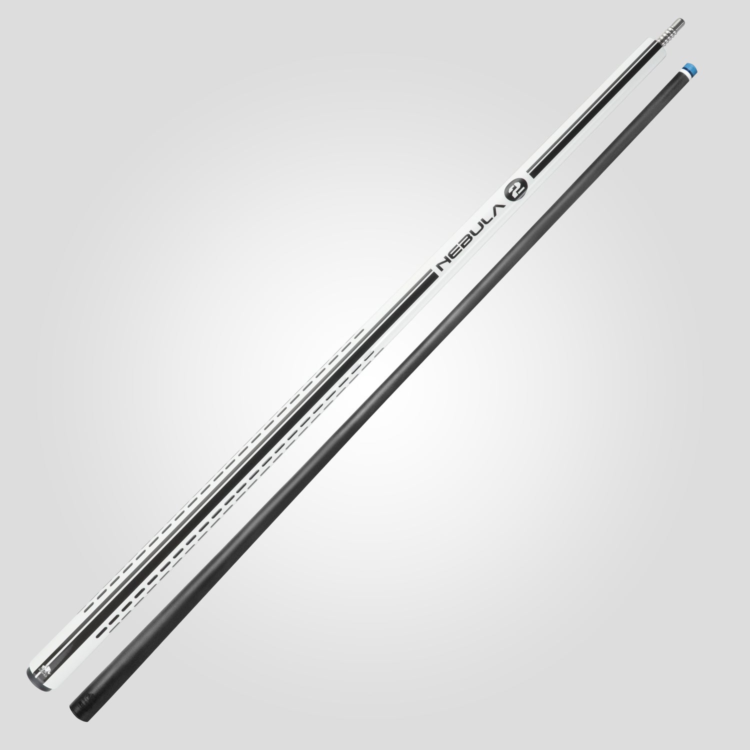 Nebula 2 Pool Cue - Pure White - 3D Grip