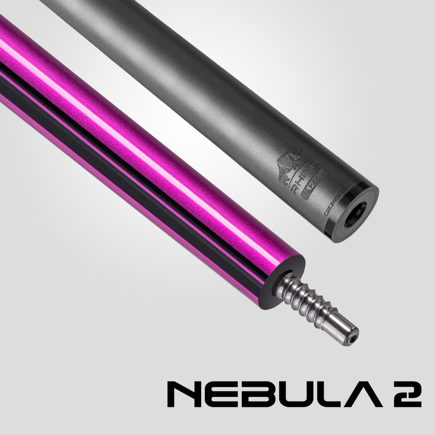 Nebula 2 Pool Cue - Blush Pink - 3D Grip