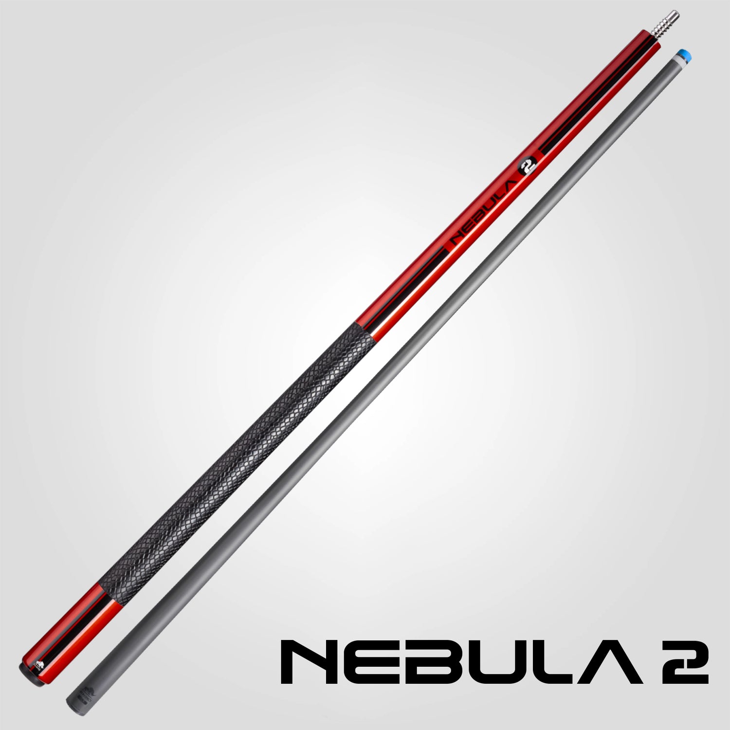 Nebula 2 Pool Cue - Crimson Red - Sport Wrap