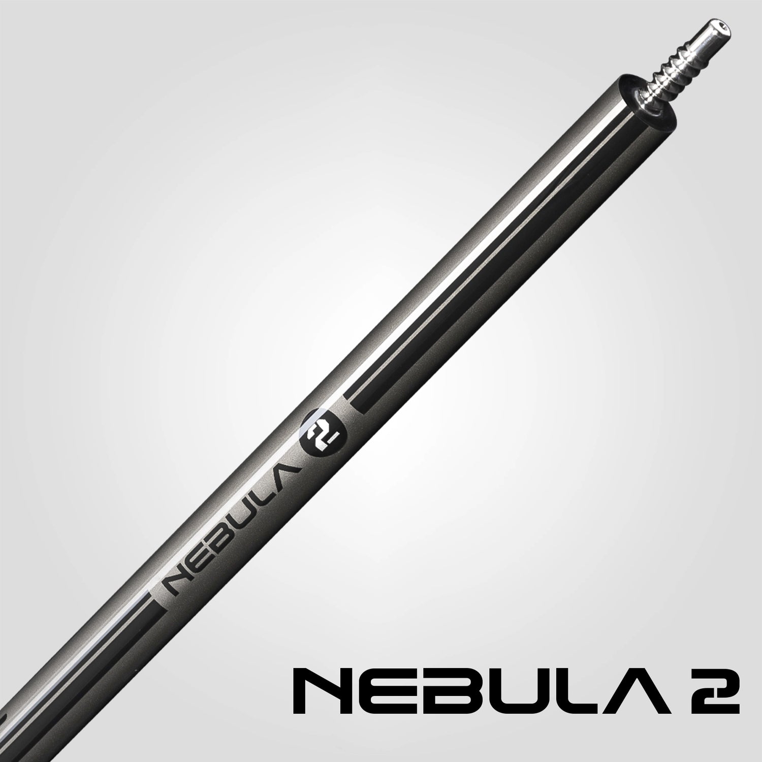 Nebula 2 Pool Cue - Charcoal Gray - Wrapless