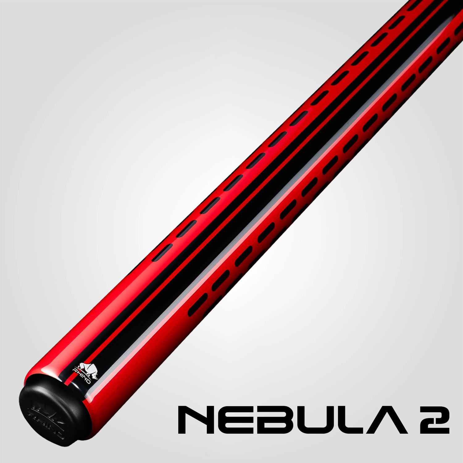 Nebula 2 Pool Cue - Crimson Red - Wrapless