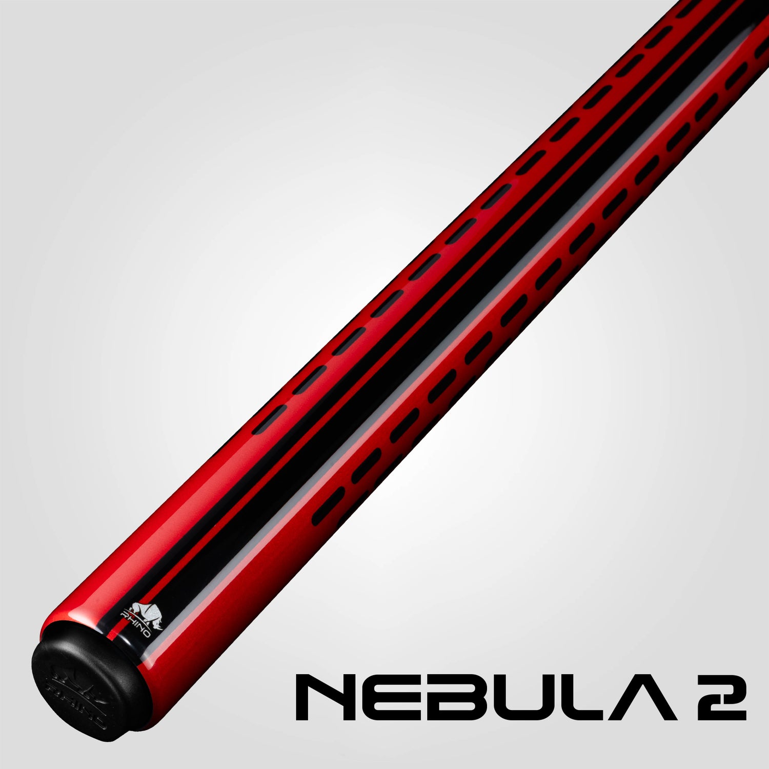 Nebula 2 Pool Cue - Crimson Red - 3D Grip