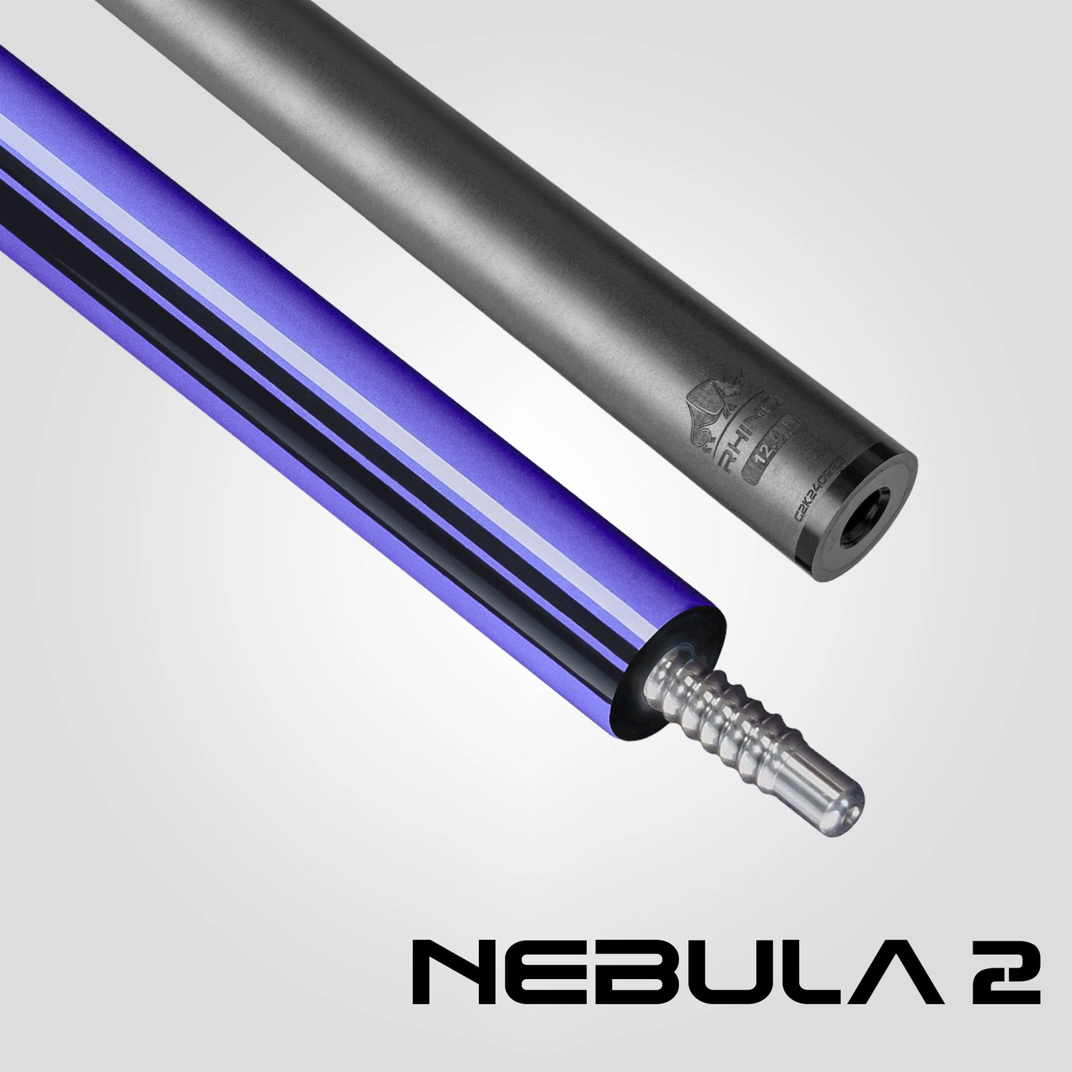 Nebula 2 Pool Cue - Amethyst Purple - Wrapless