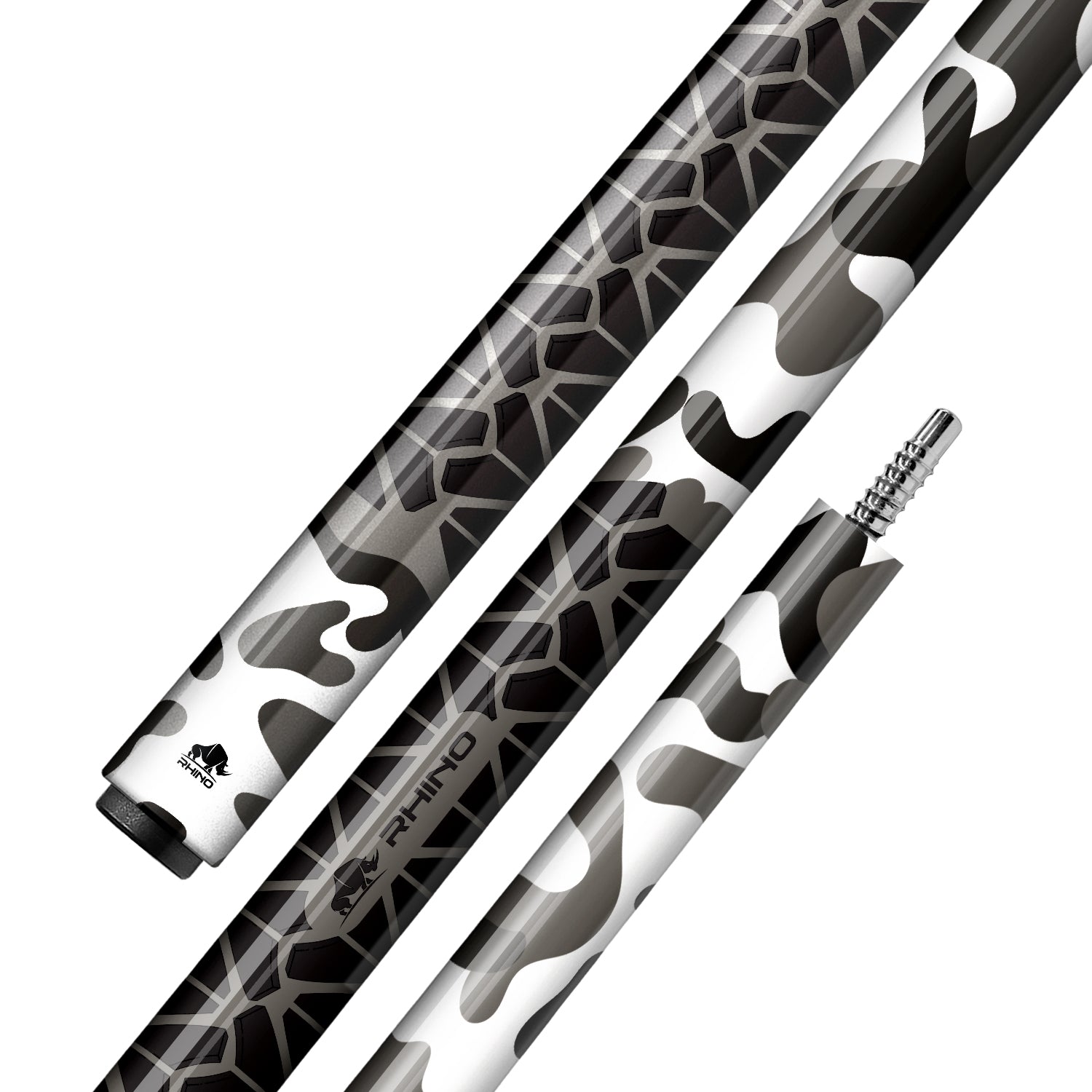 RHINO CAMO Cue Butt - URBAN (Wrapless)