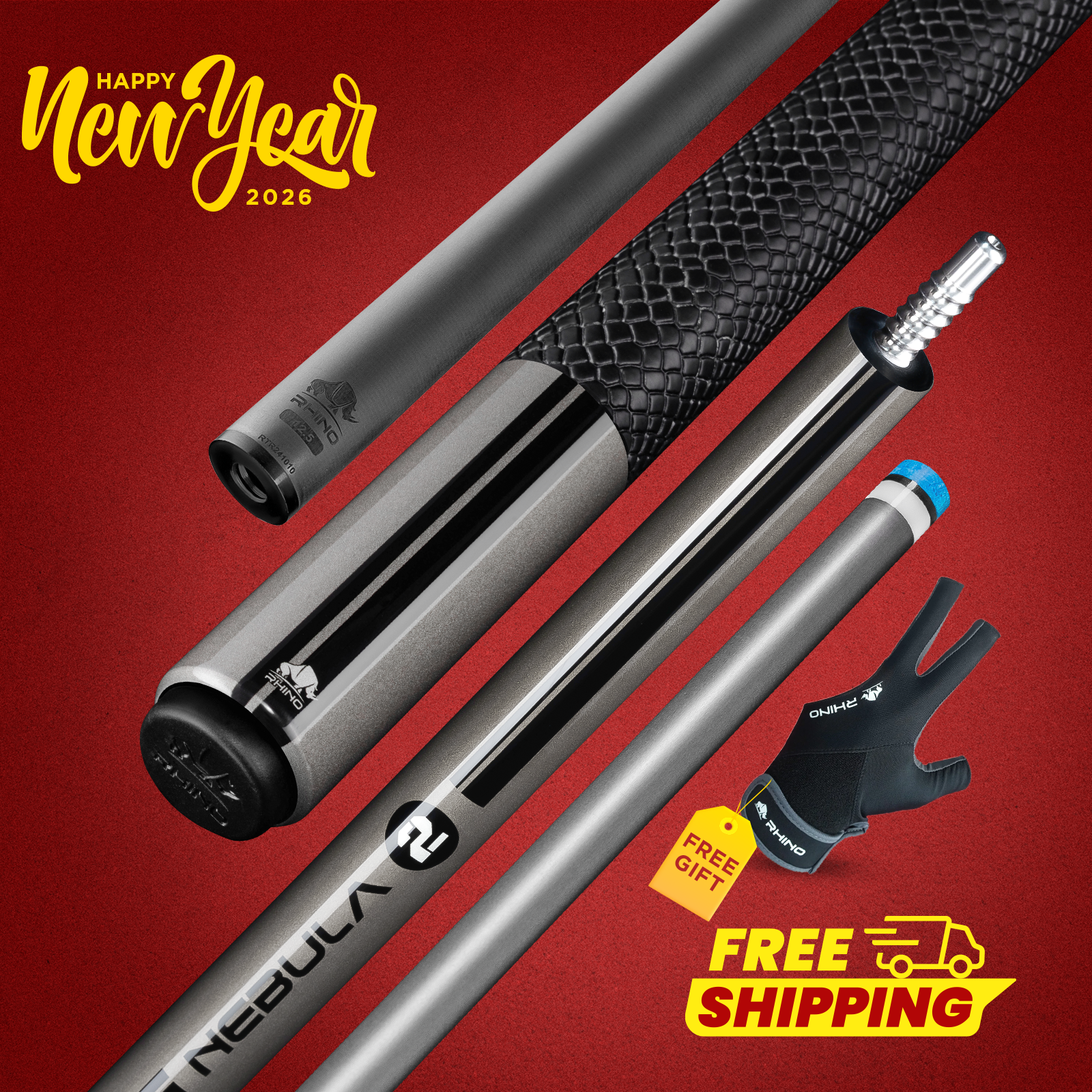 ※入荷しました！【Rhino】NEBULA2 カーボン プールキュー グレー 入荷しました！【Rhino】NEBULA2 カーボン プールキュー グレー Nebula