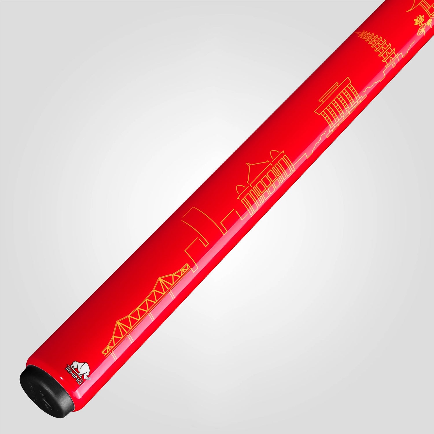 VOYAGER VIETNAM POOL CUE - RED - WRAPLESS