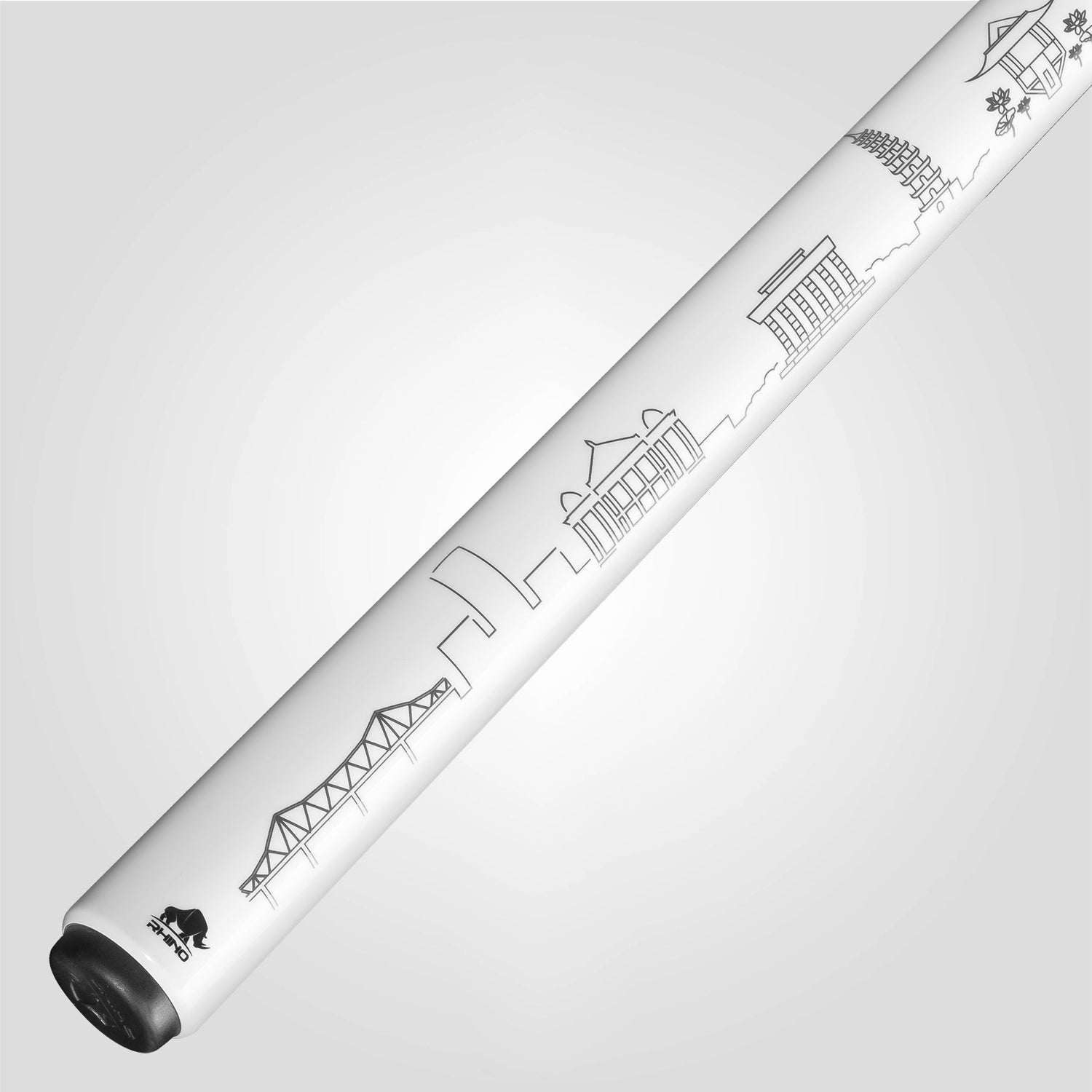 VOYAGER VIETNAM POOL CUE - WHITE - WRAPLESS