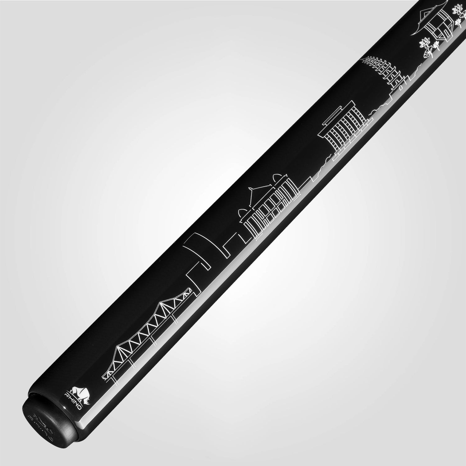 VOYAGER VIETNAM POOL CUE - BLACK - WRAPLESS