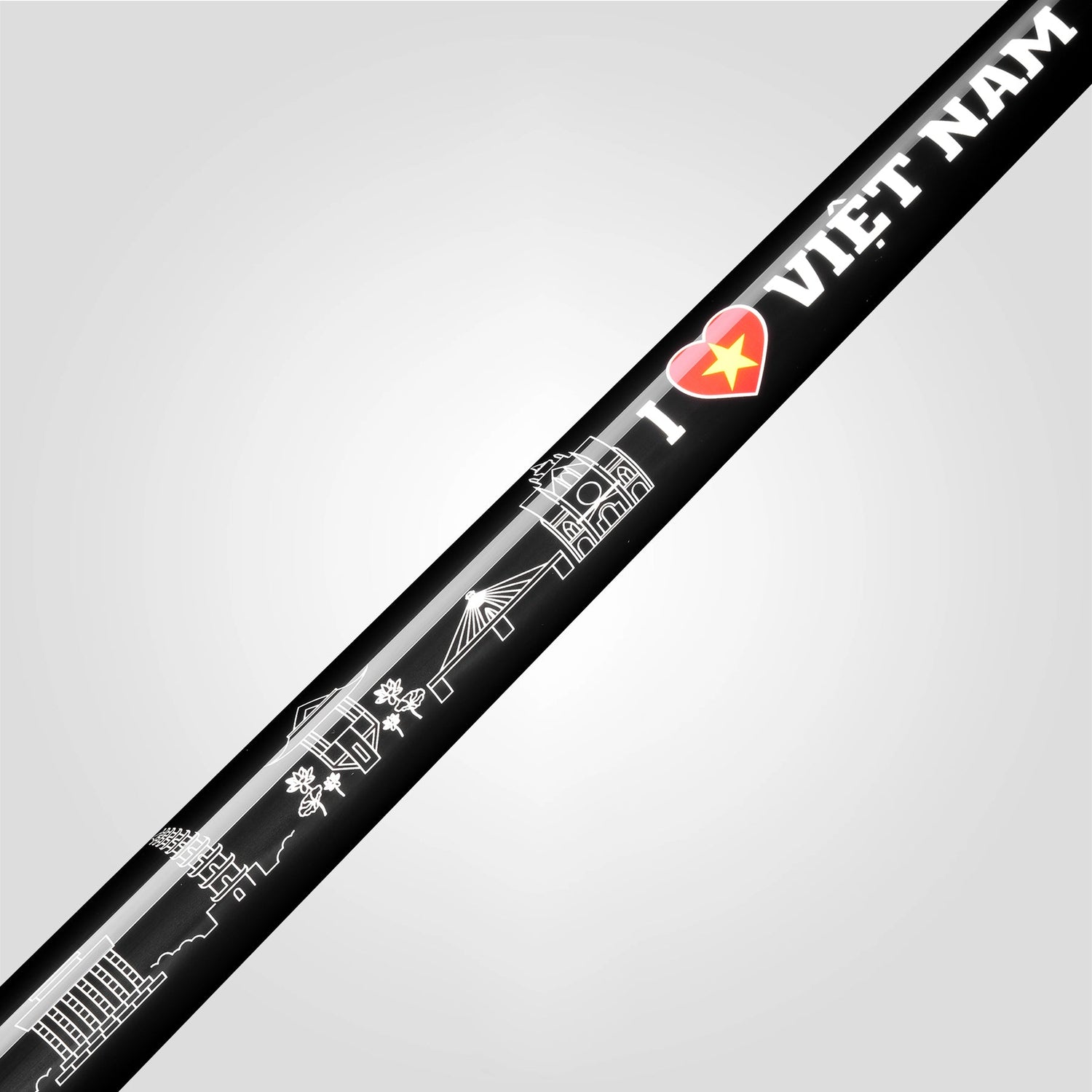 VOYAGER VIETNAM POOL CUE - BLACK - WRAPLESS