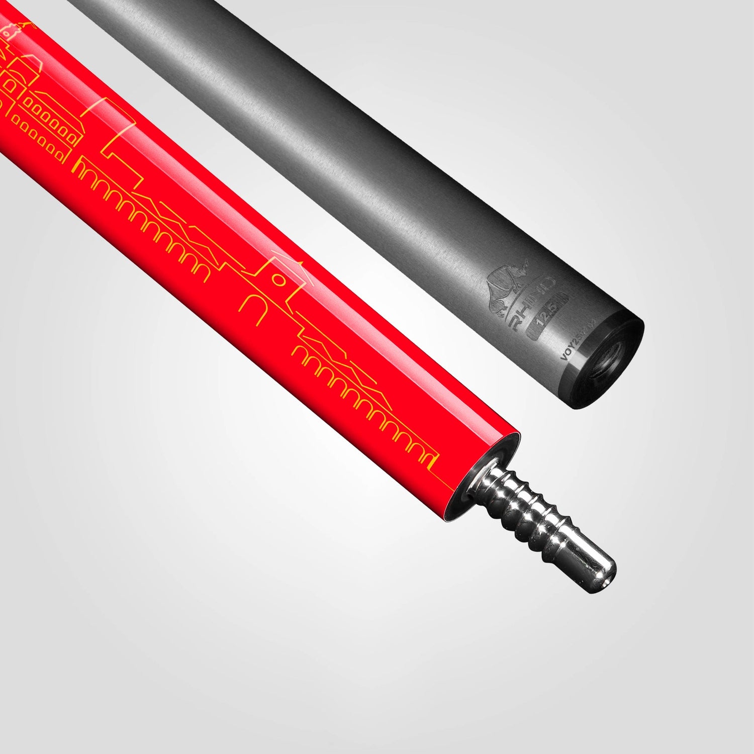 VOYAGER VIETNAM POOL CUE - RED - WRAPLESS