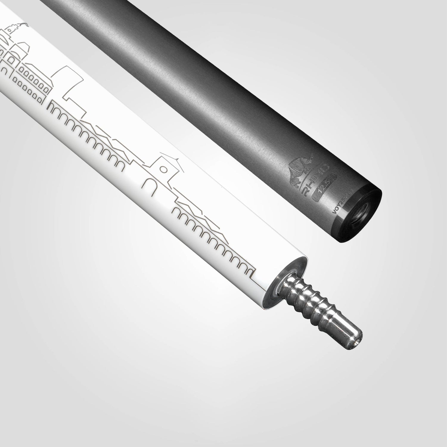 VOYAGER VIETNAM POOL CUE - WHITE - WRAPLESS