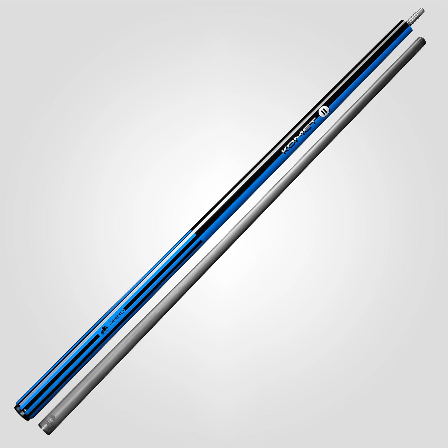 RHINO KOMET II Break Cue - Black & Blue