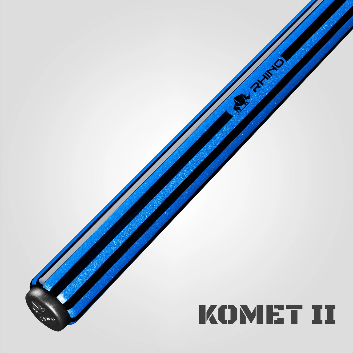 RHINO KOMET II Break Cue - Black & Blue