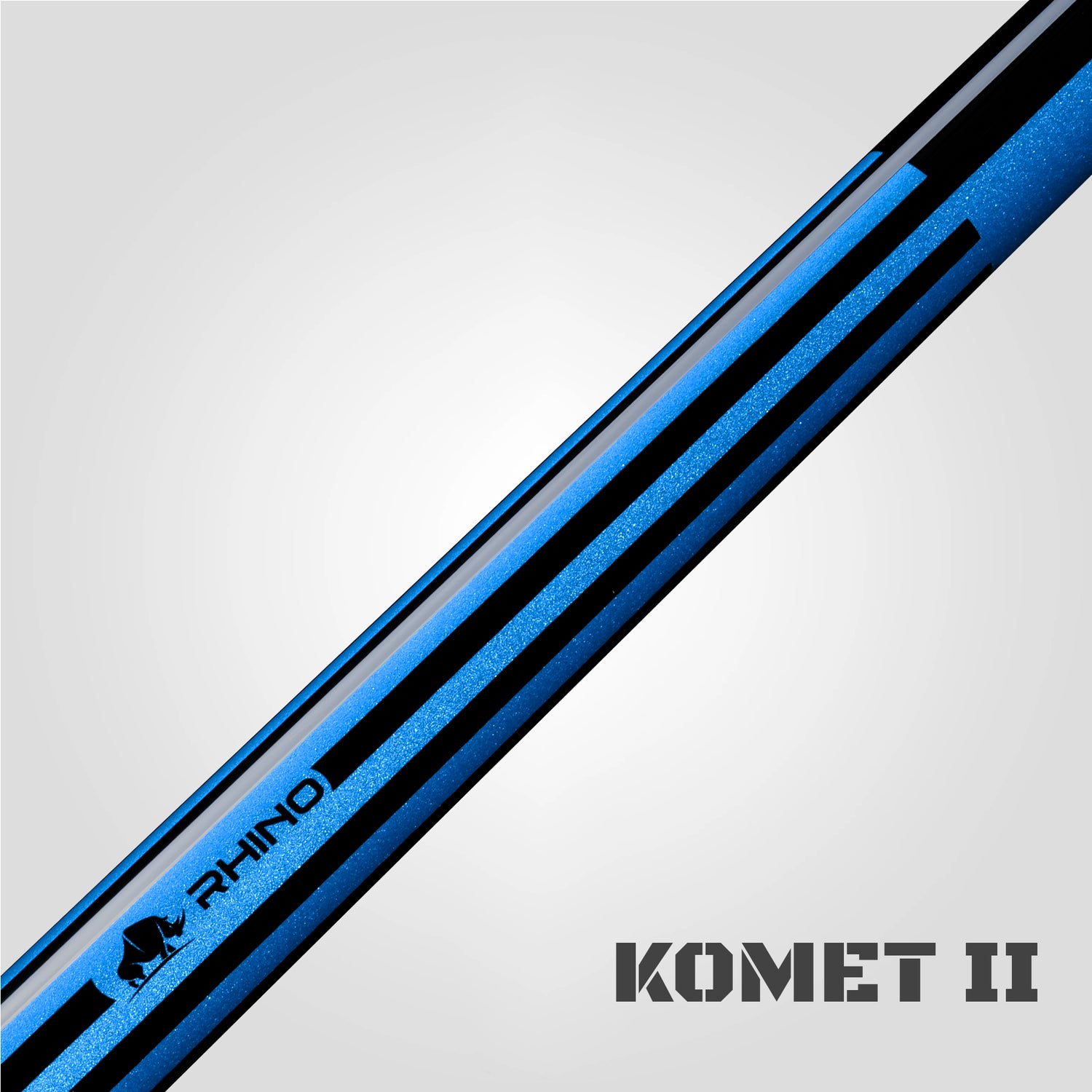 RHINO KOMET II Break Cue - Black & Blue