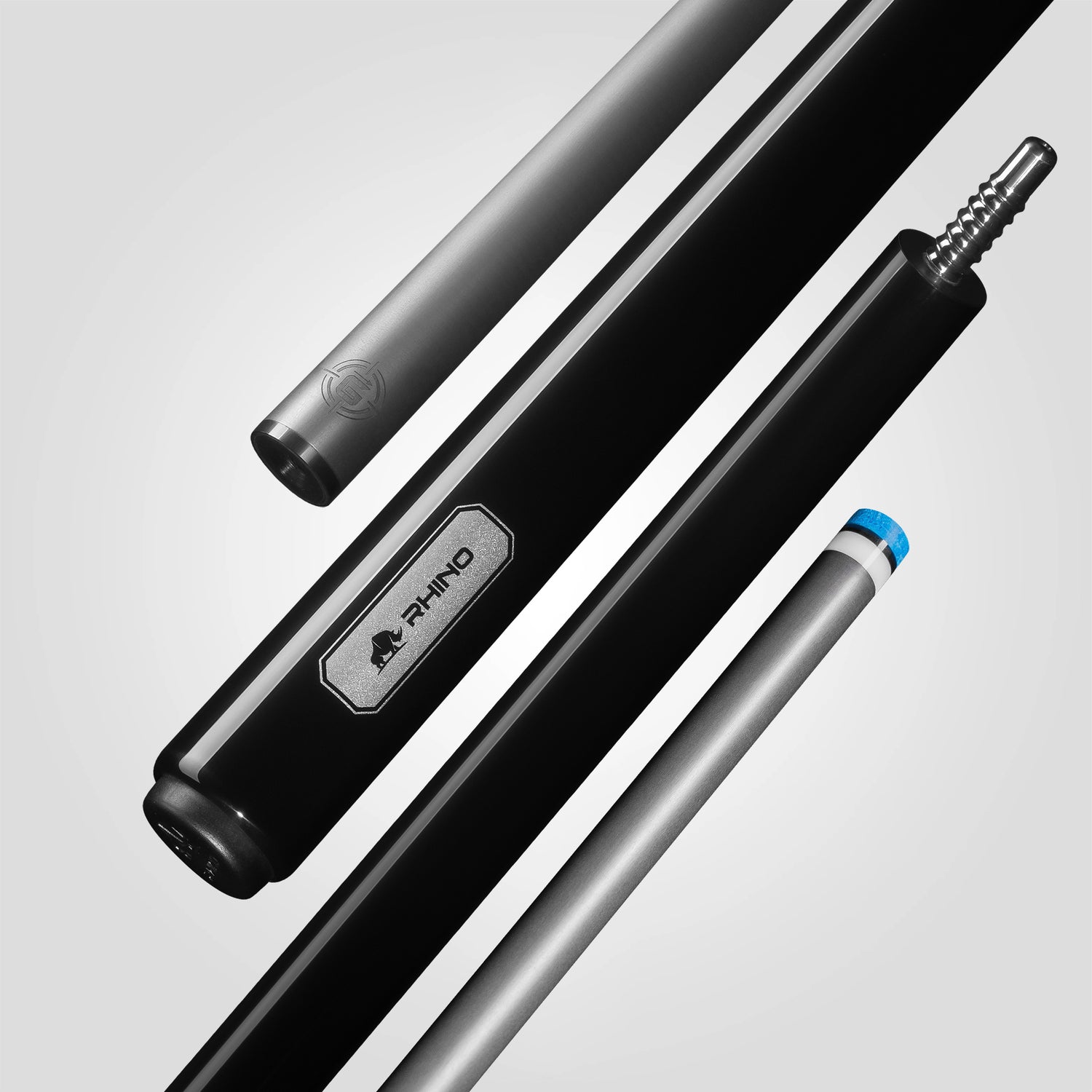 LUMINAX POOL CUE - JET BLACK