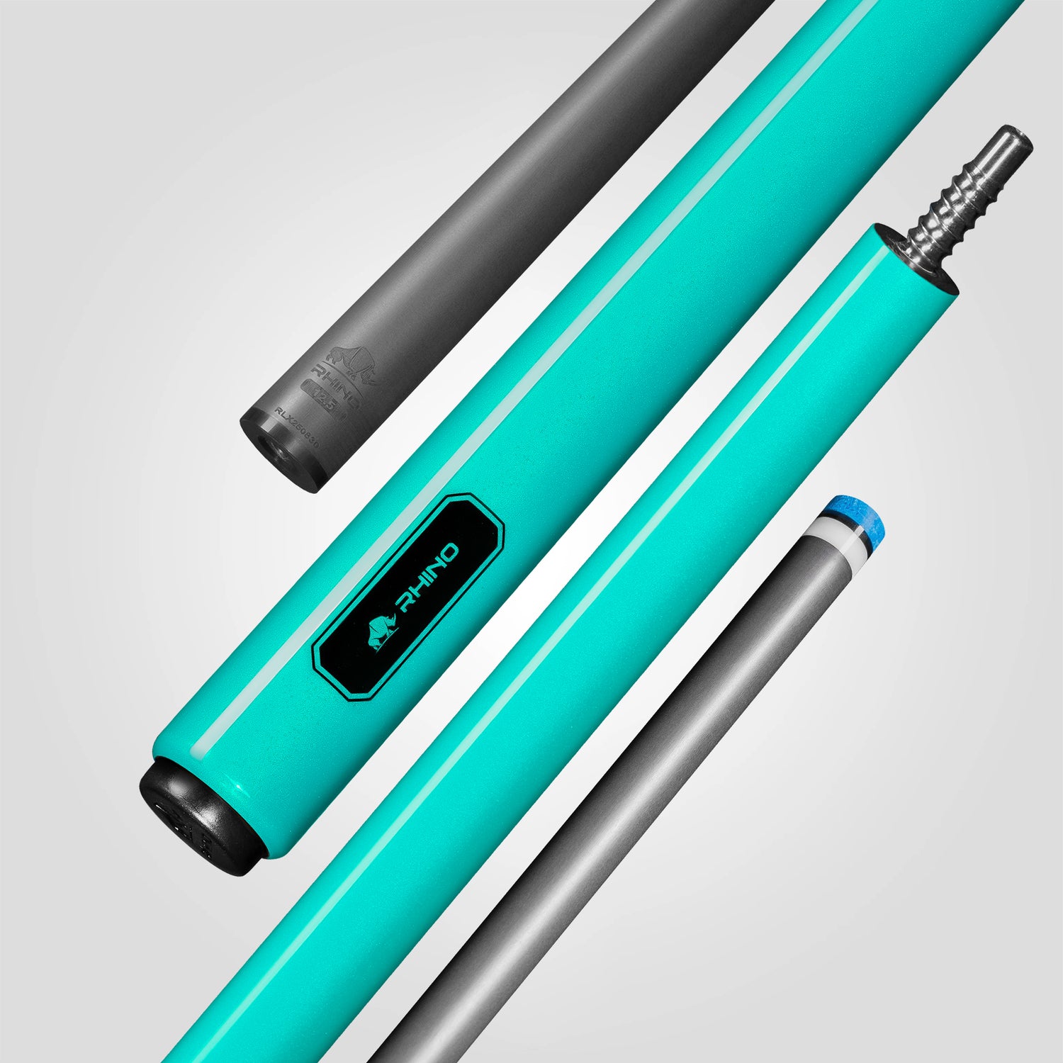 LUMINAX POOL CUE - TROPICAL TURQUOISE