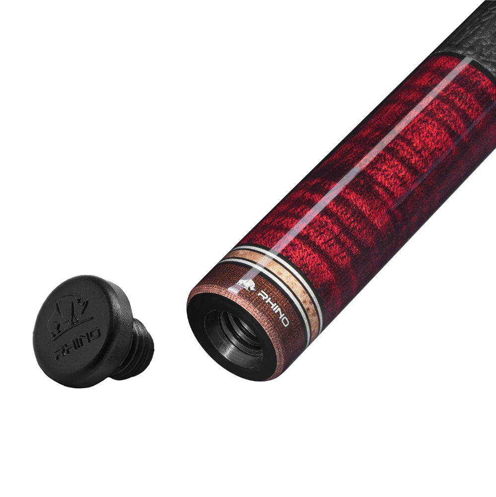 RHINO MUST POOL CUE - MU3 CRIMSON BLUEPOINT