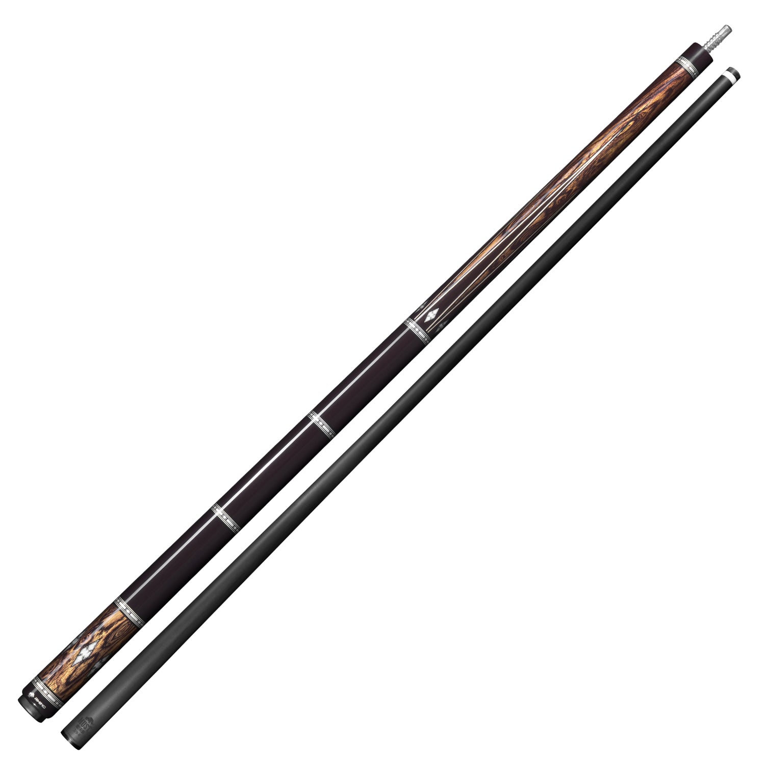RHINO MUST POOL CUE - MU2 BOCOTE EBONY DIAMOND