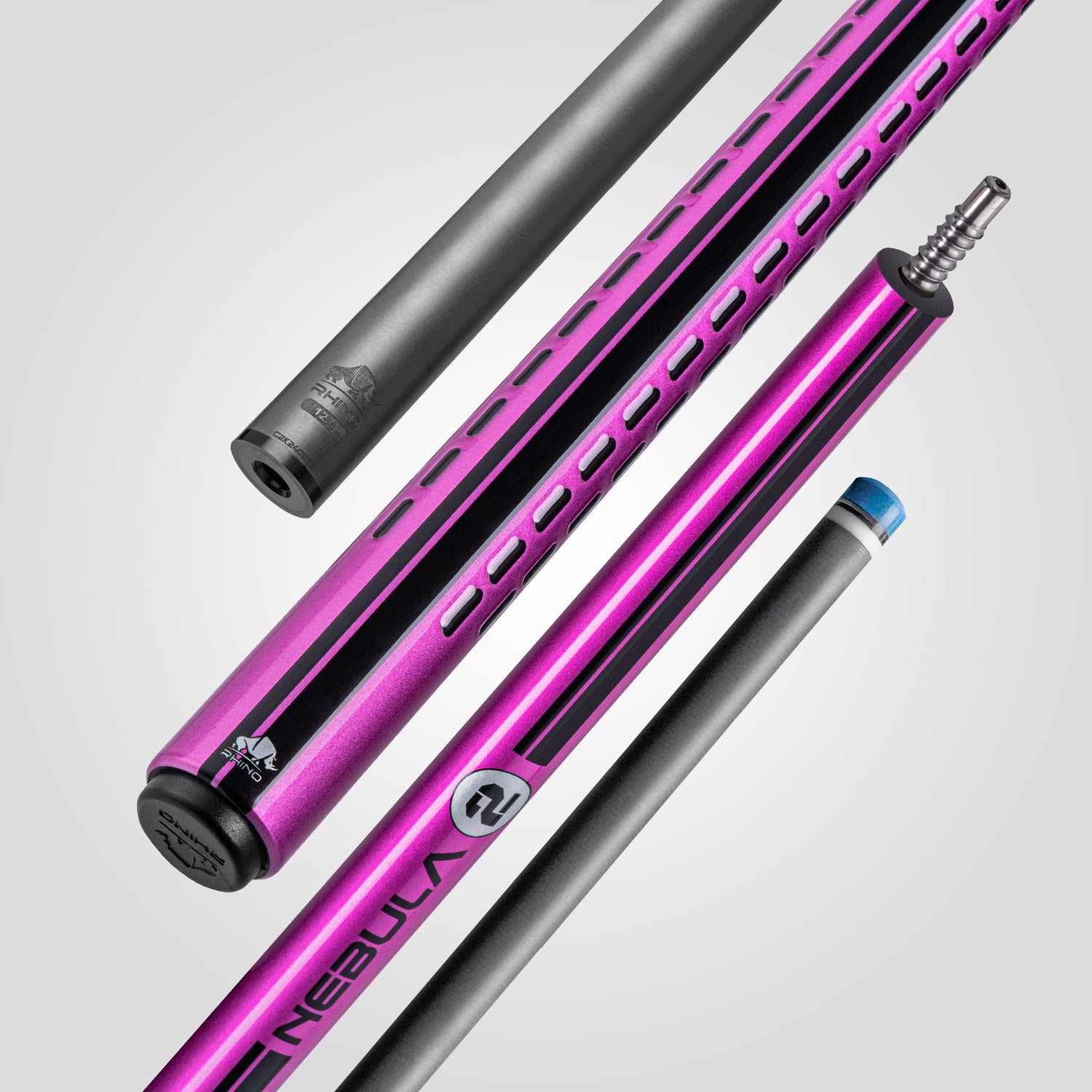 Nebula 2 Pool Cue - Blush Pink - 3D Grip