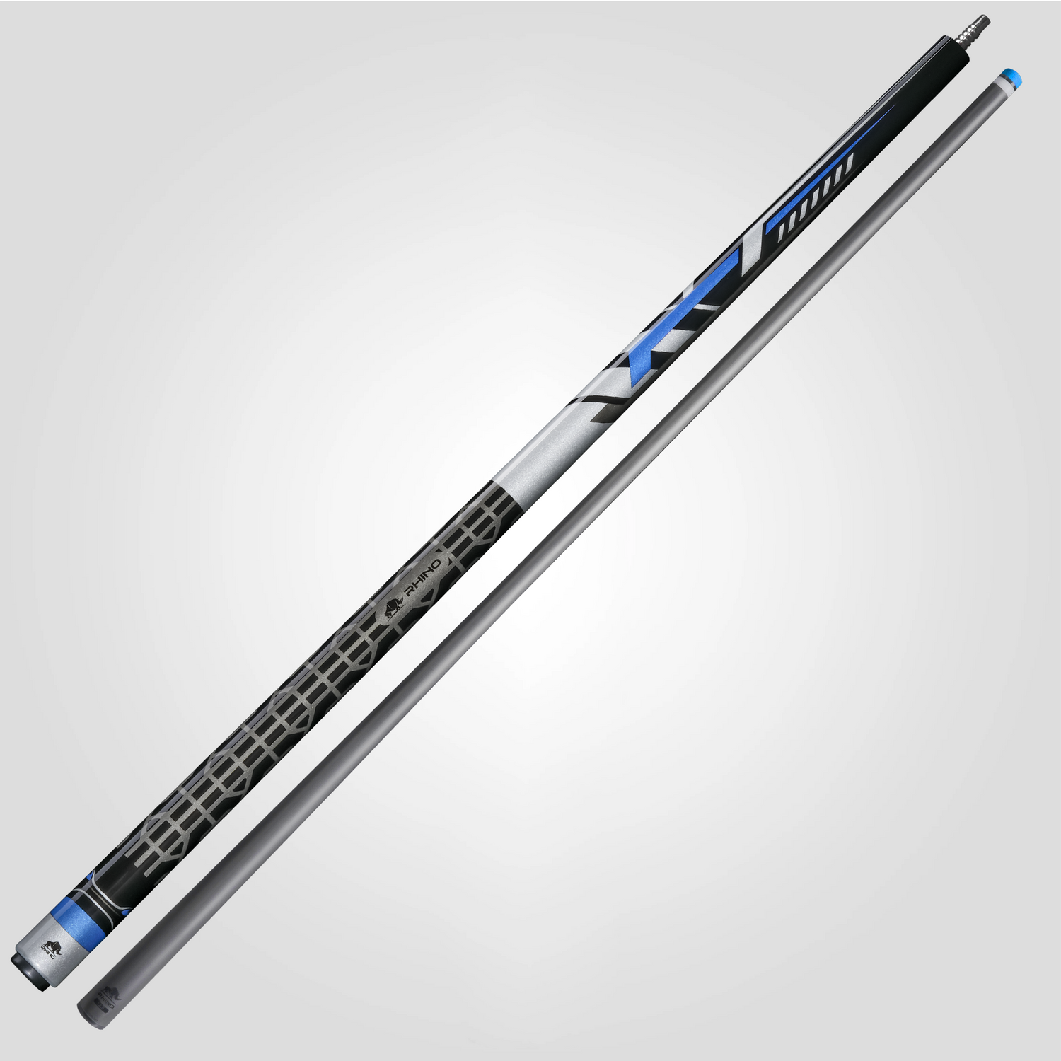 RHINO RACING POOL CUE - VELOCITY BLUE