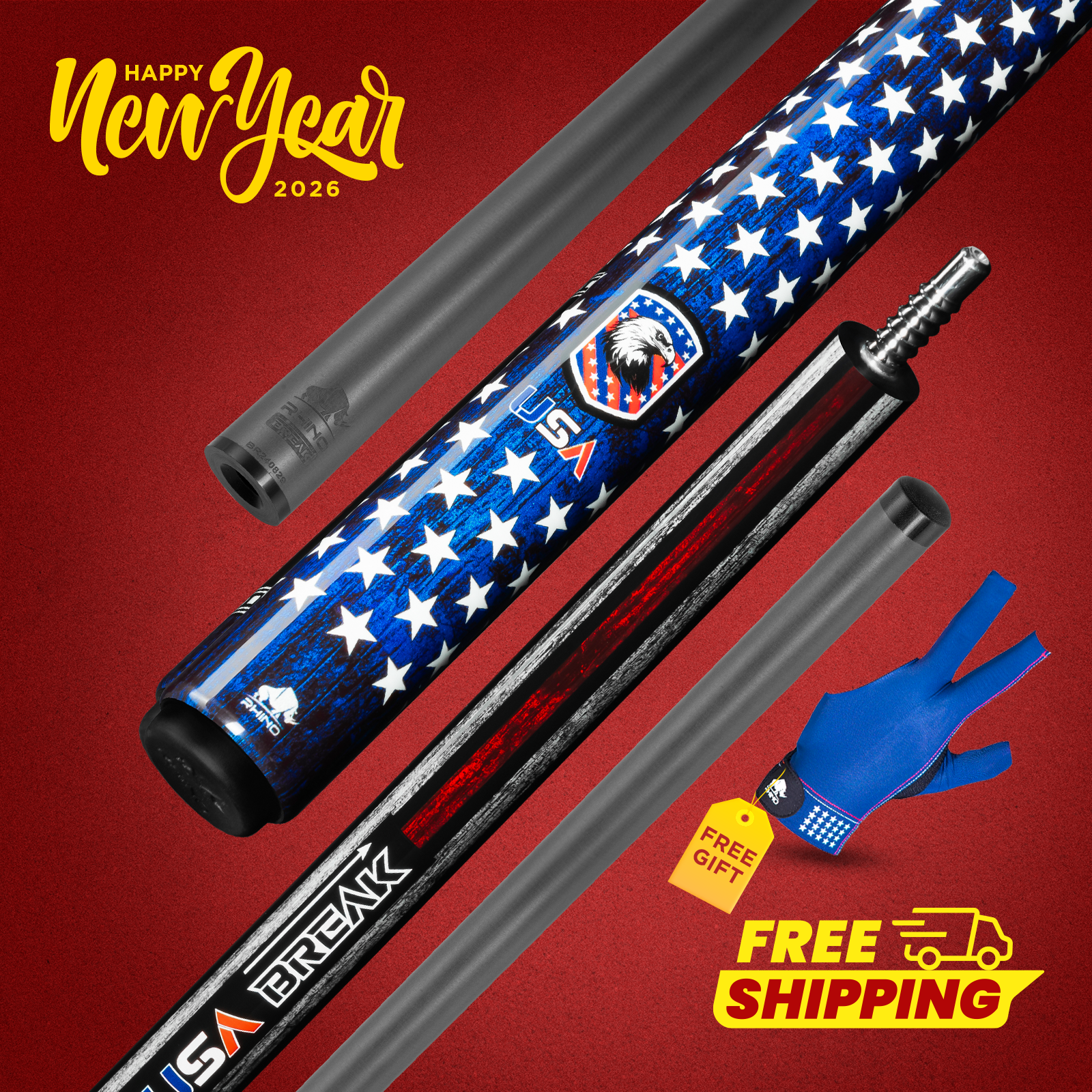 RHINO VOYAGER - USA Break Cue 2025
