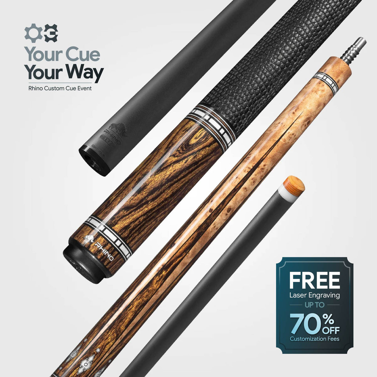 ECLIPSE II SOL POOL CUE