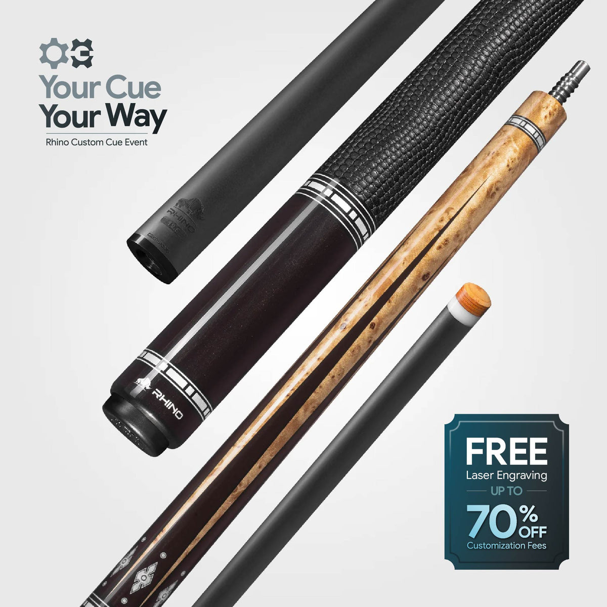 ECLIPSE II NOIR POOL CUE
