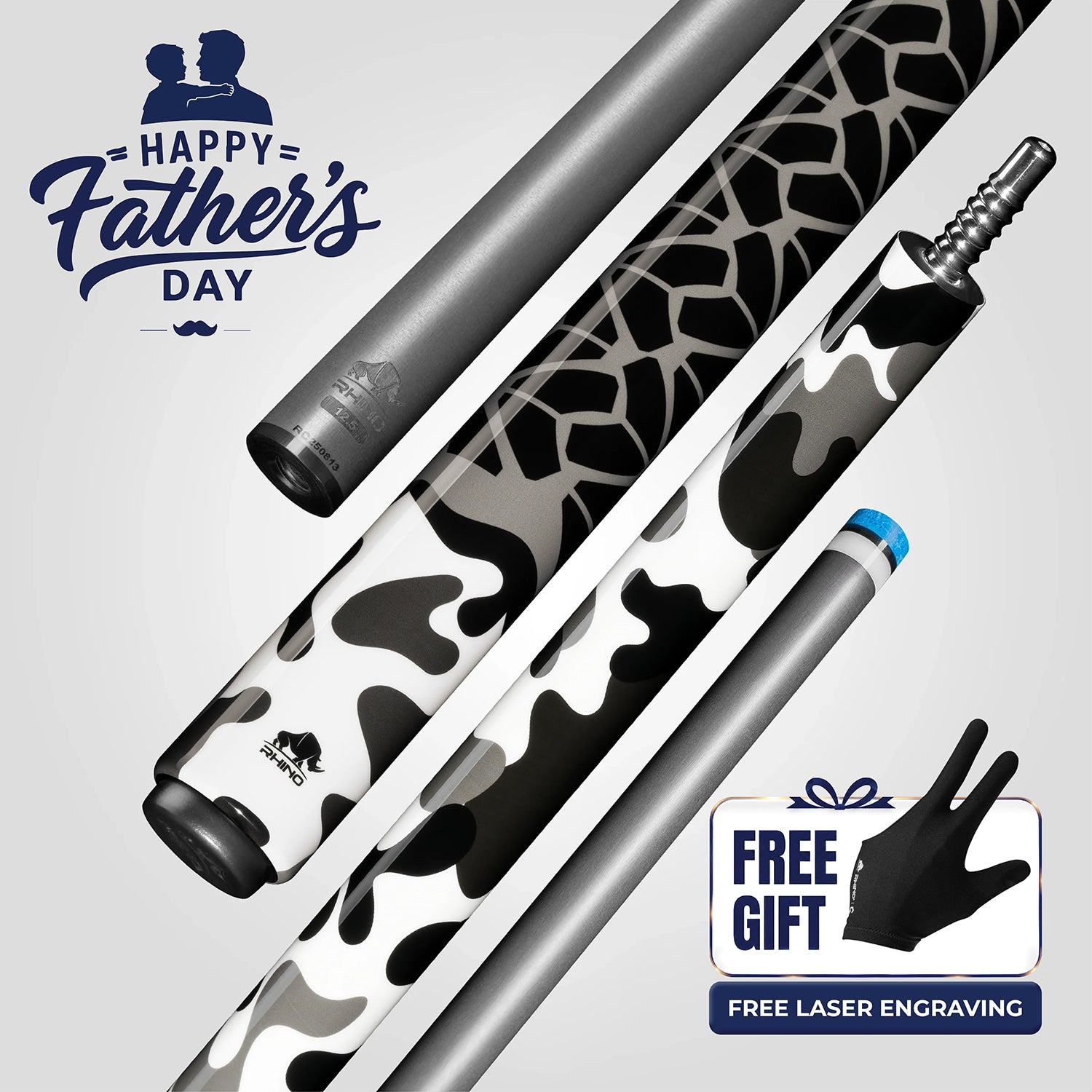 RHINO CAMO POOL CUE - URBAN