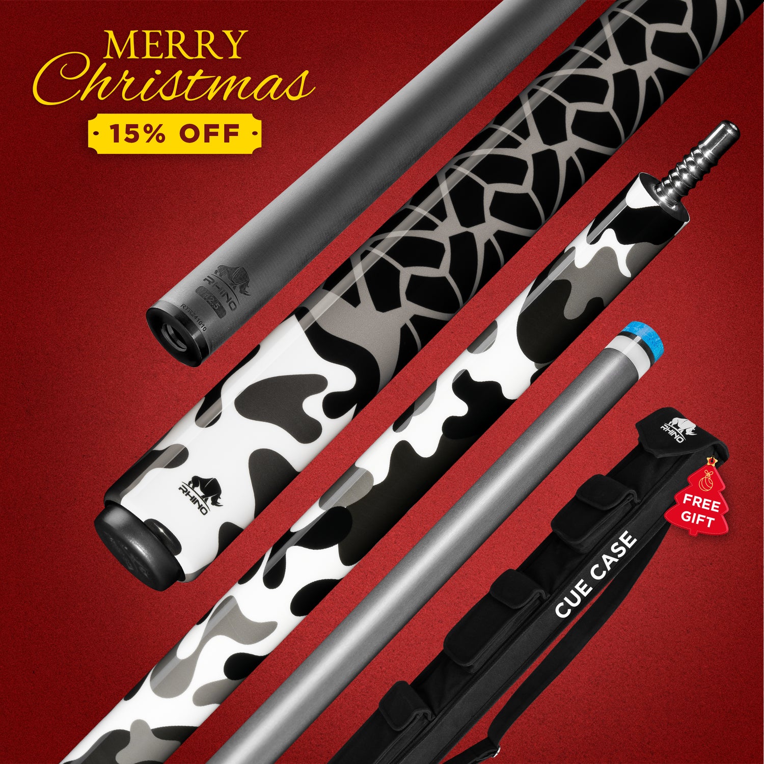 RHINO CAMO POOL CUE - URBAN