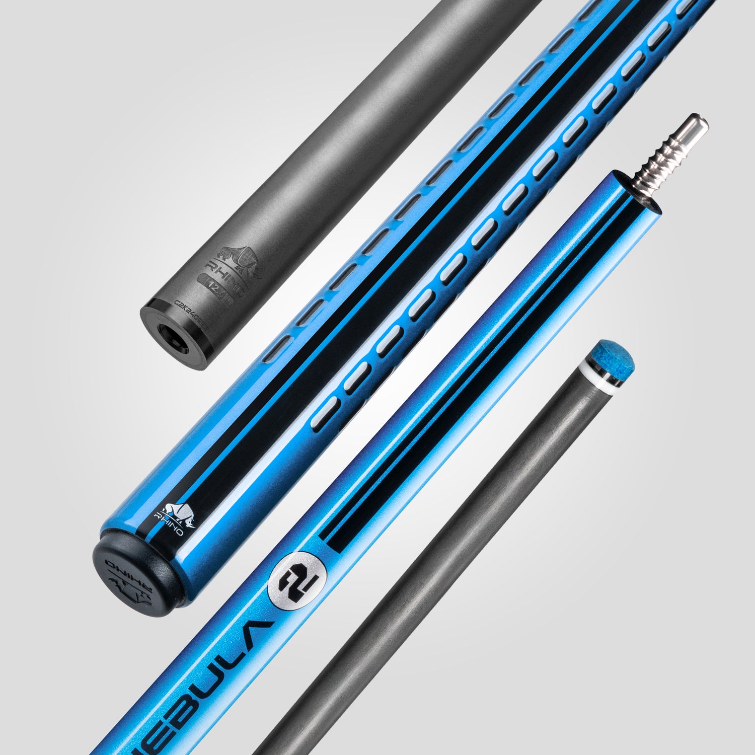 Nebula 2 Pool Cue - Sky Blue