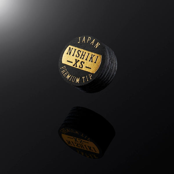 NISHIKI PREMIUM POOL CUE TIP - BLACK