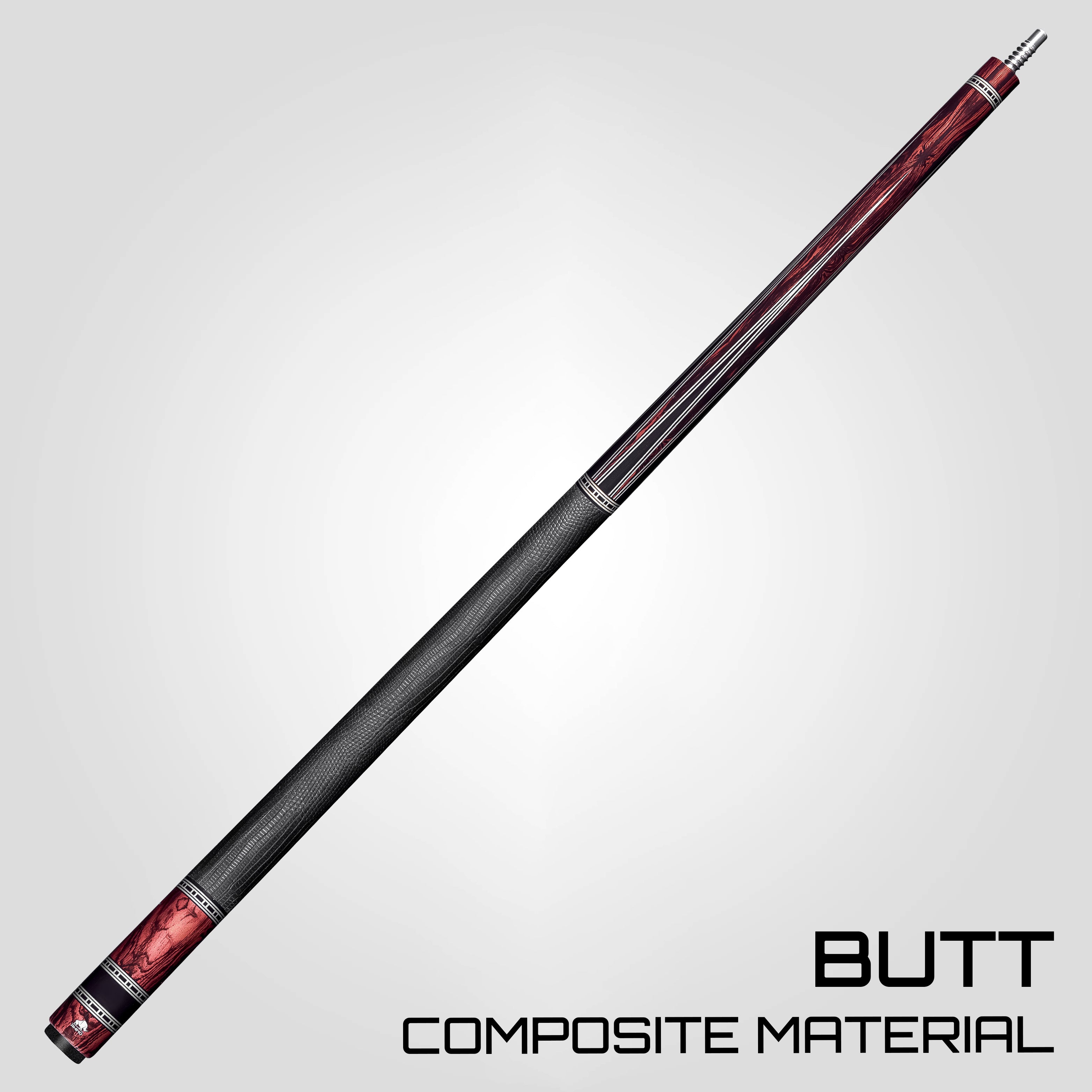 Rhino RETRÔ Pool Cue - Cocobolo - Lizard Embossed Microfiber