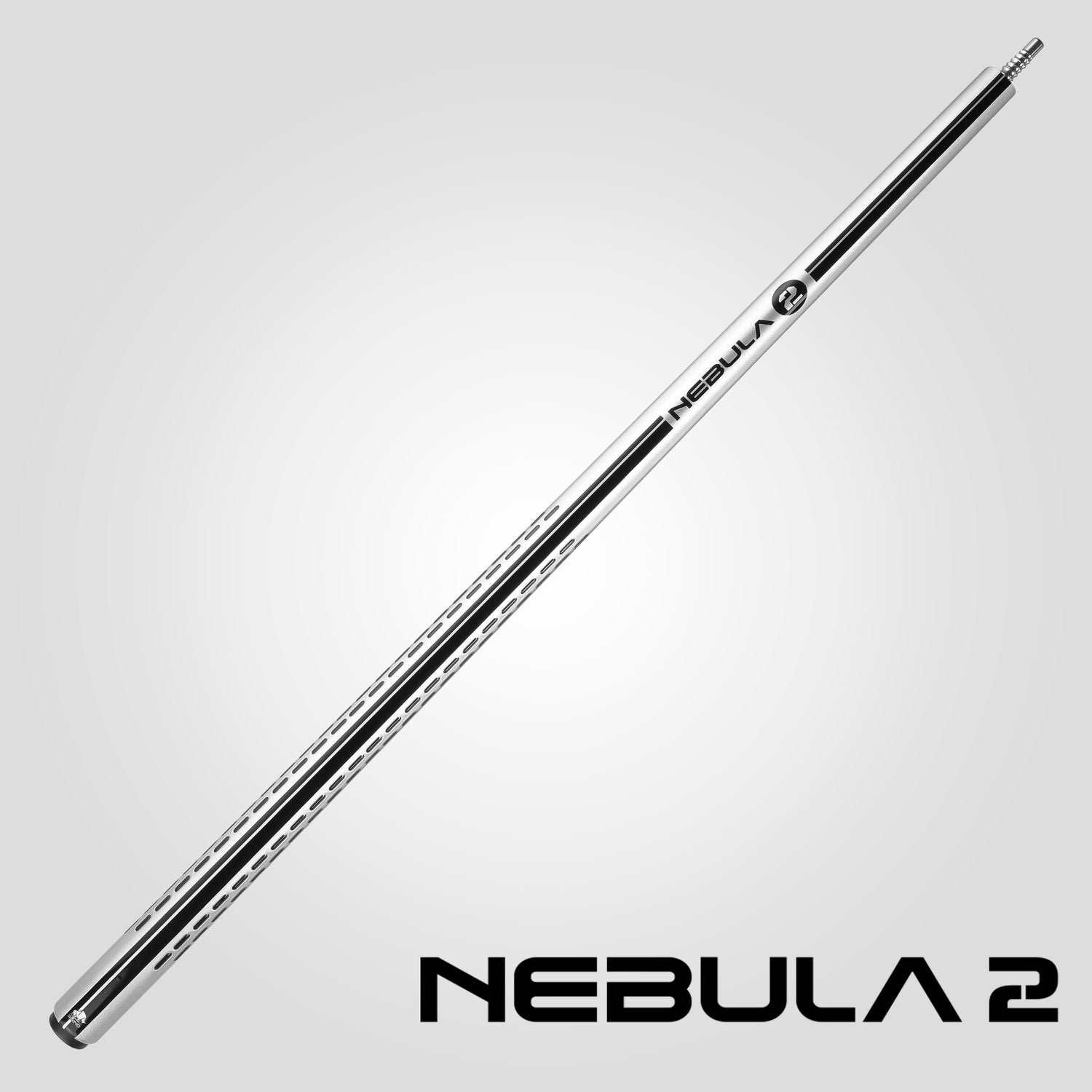 Nebula 2 Pool Cue - hopea metallinen