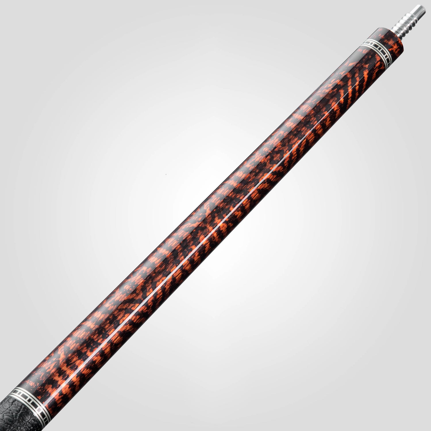 Rhino RETRÔ Pool Cue - Snake - Crocodile Embossed Microfiber Leather Wrap