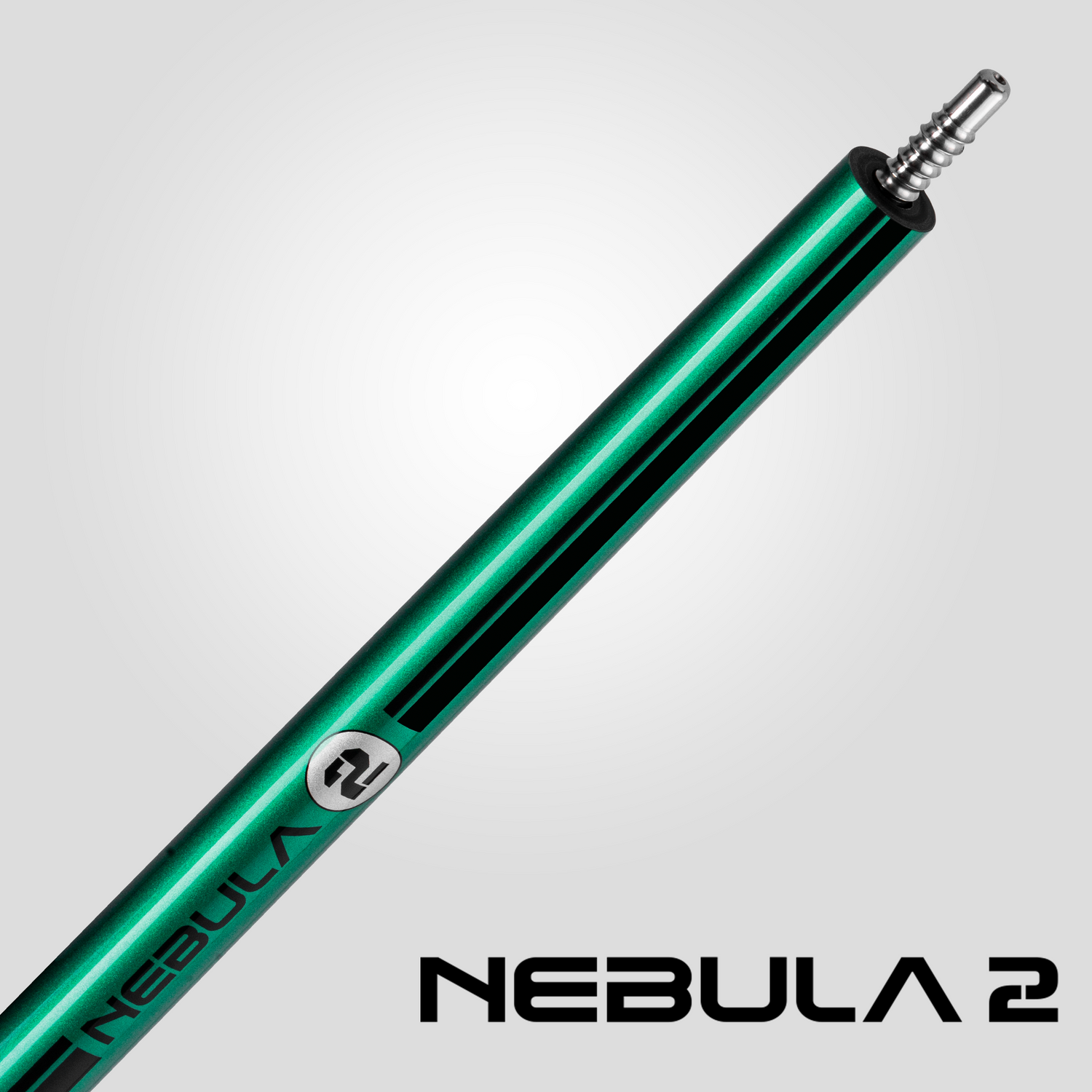 Nebula 2 Pool Cue - smaragdinvihreä