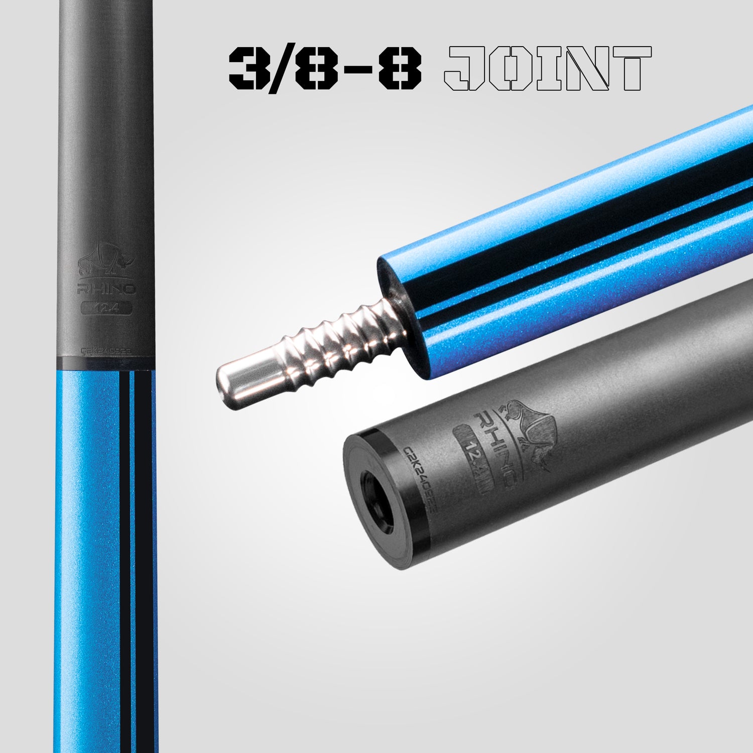 Nebula 2 Pool Cue - Sky Blue