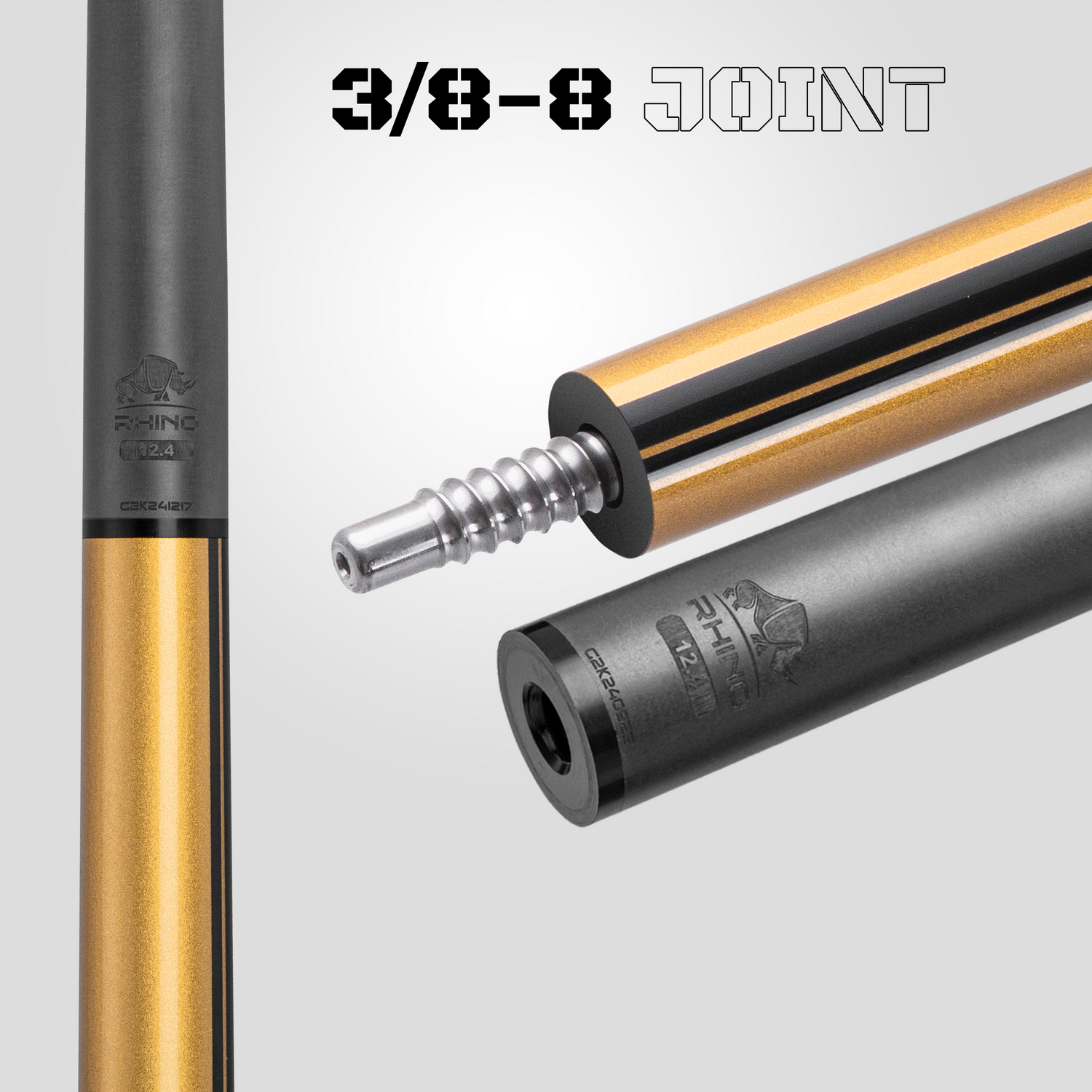 Nebula 2 Pool Cue - Golden Yellow