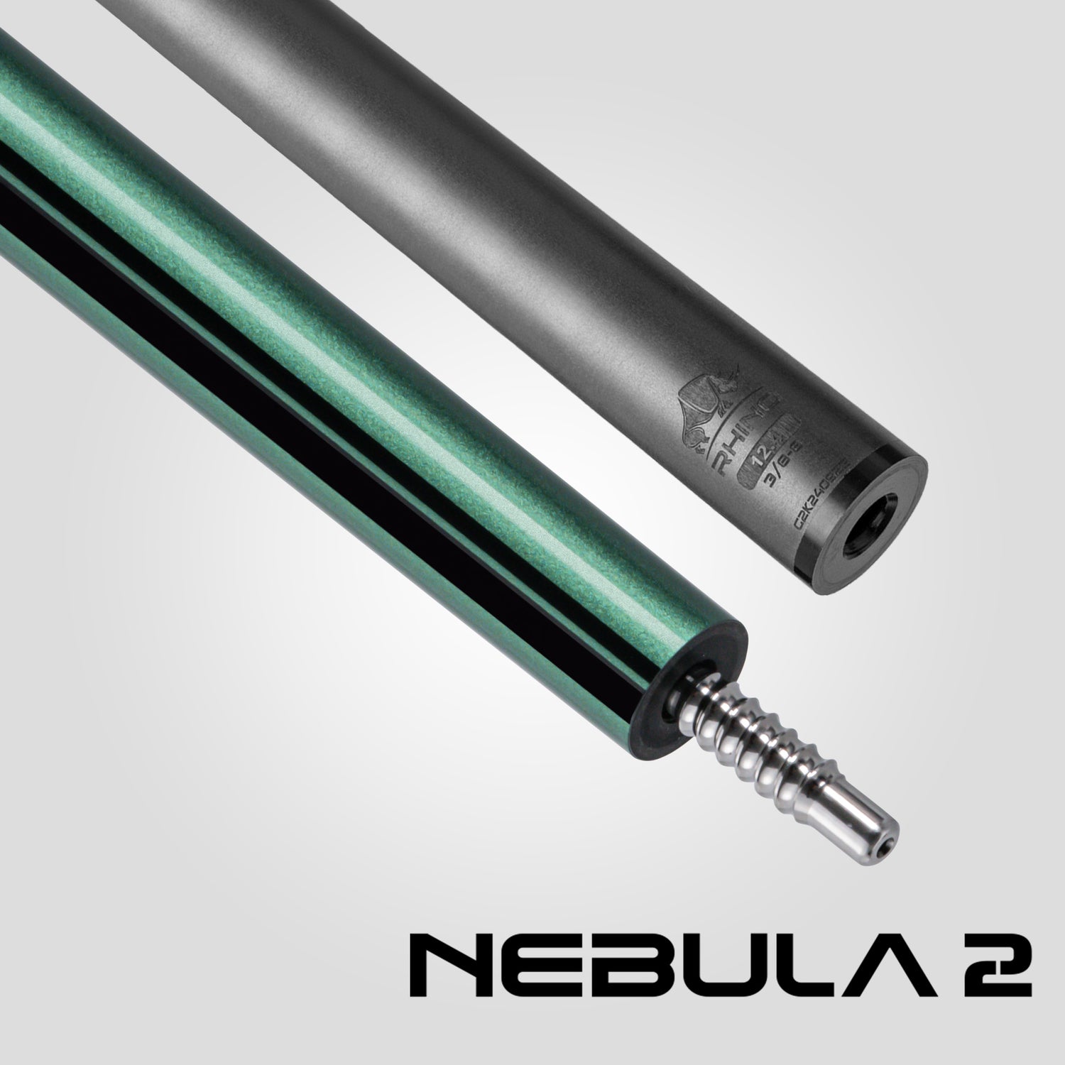 Nebula 2 Pool Cue - sinivihreä