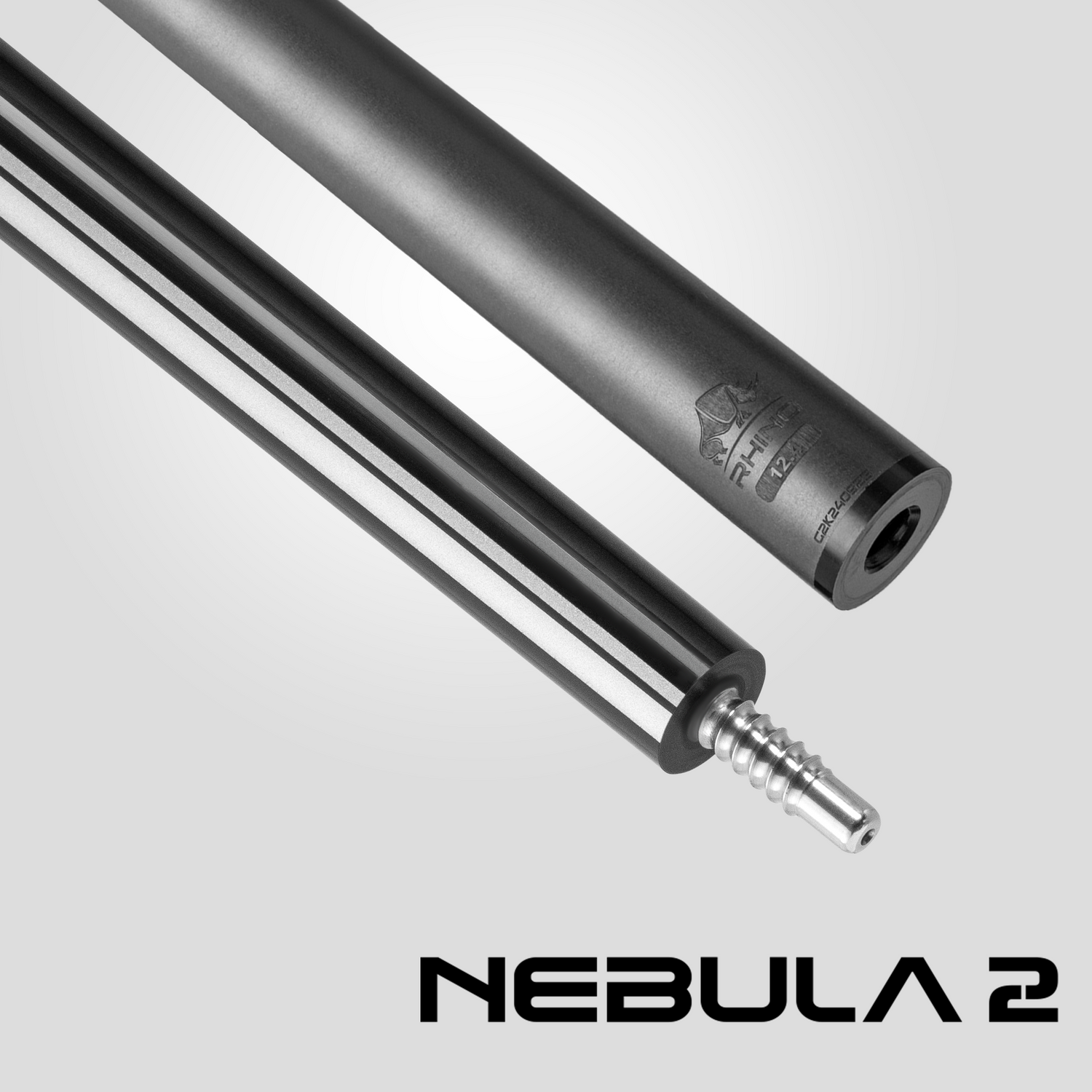 Nebula 2 Pool Cue - Jet Black