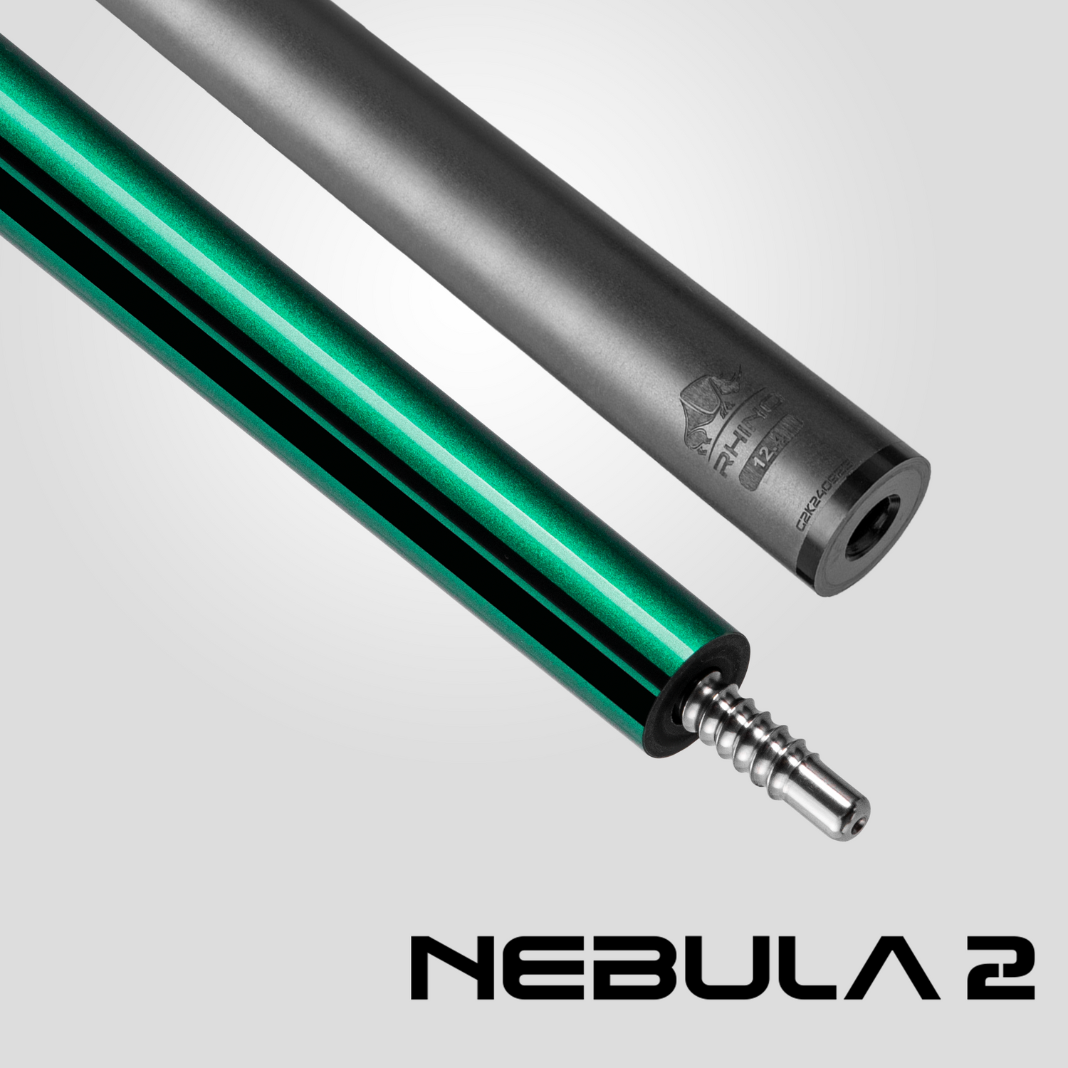 Nebula 2 Pool Cue - Emerald Green