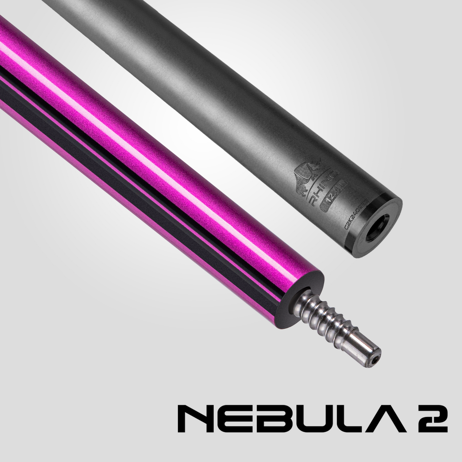 Nebula 2 Pool Cue - poskipuna vaaleanpunainen