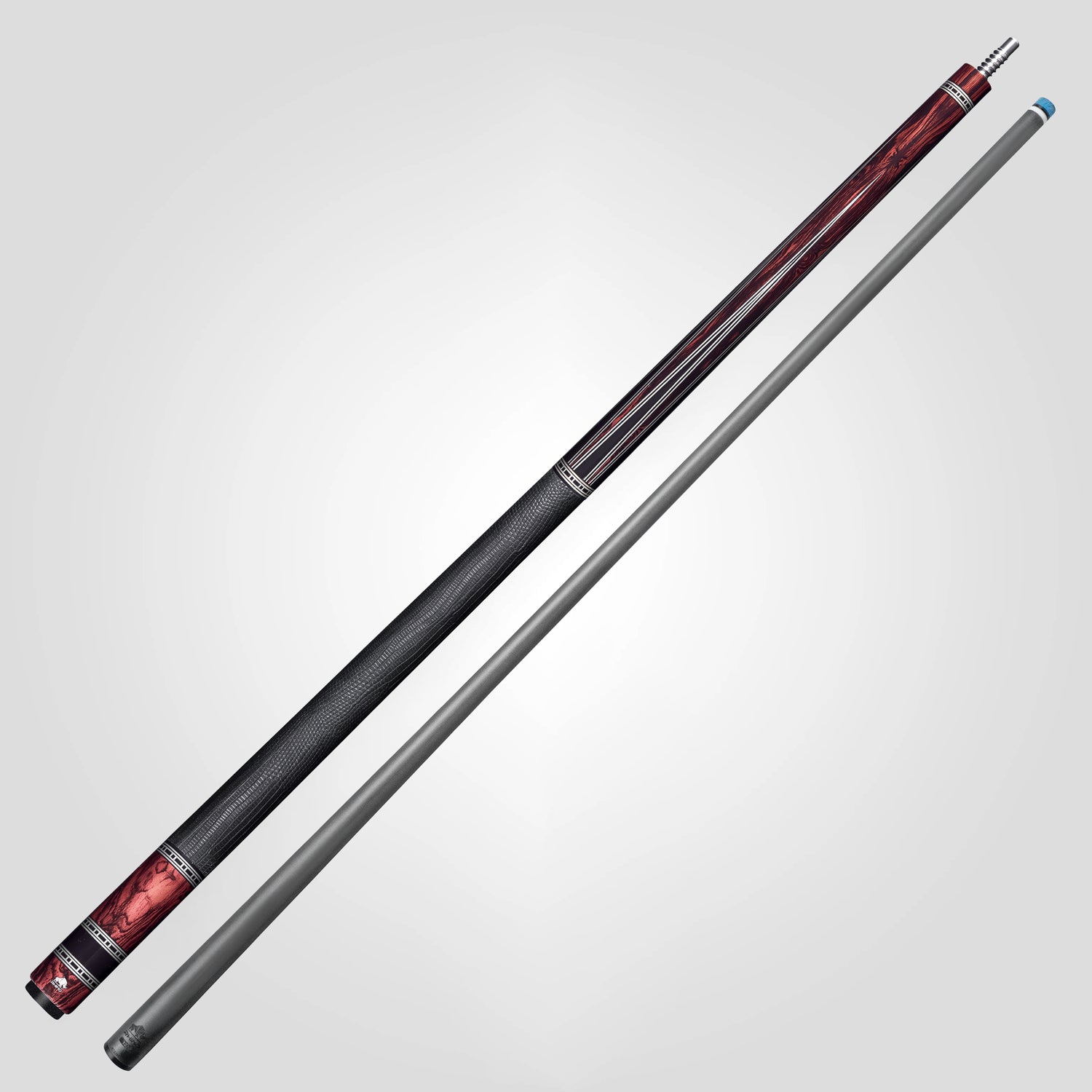 Rhino RETRÔ Pool Cue - Cocobolo - Lizard Embossed Microfiber Leather Wrap & Point