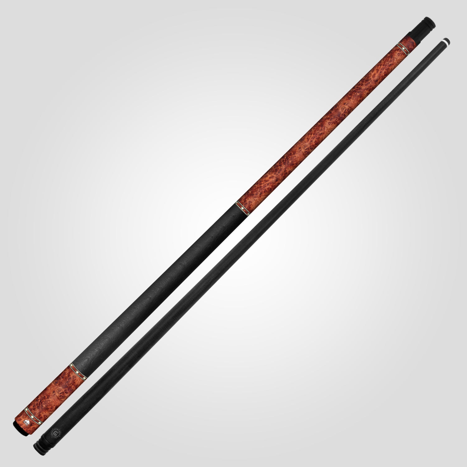 Rhino G-W Pool Cue - Amboyna - Leather Wrap