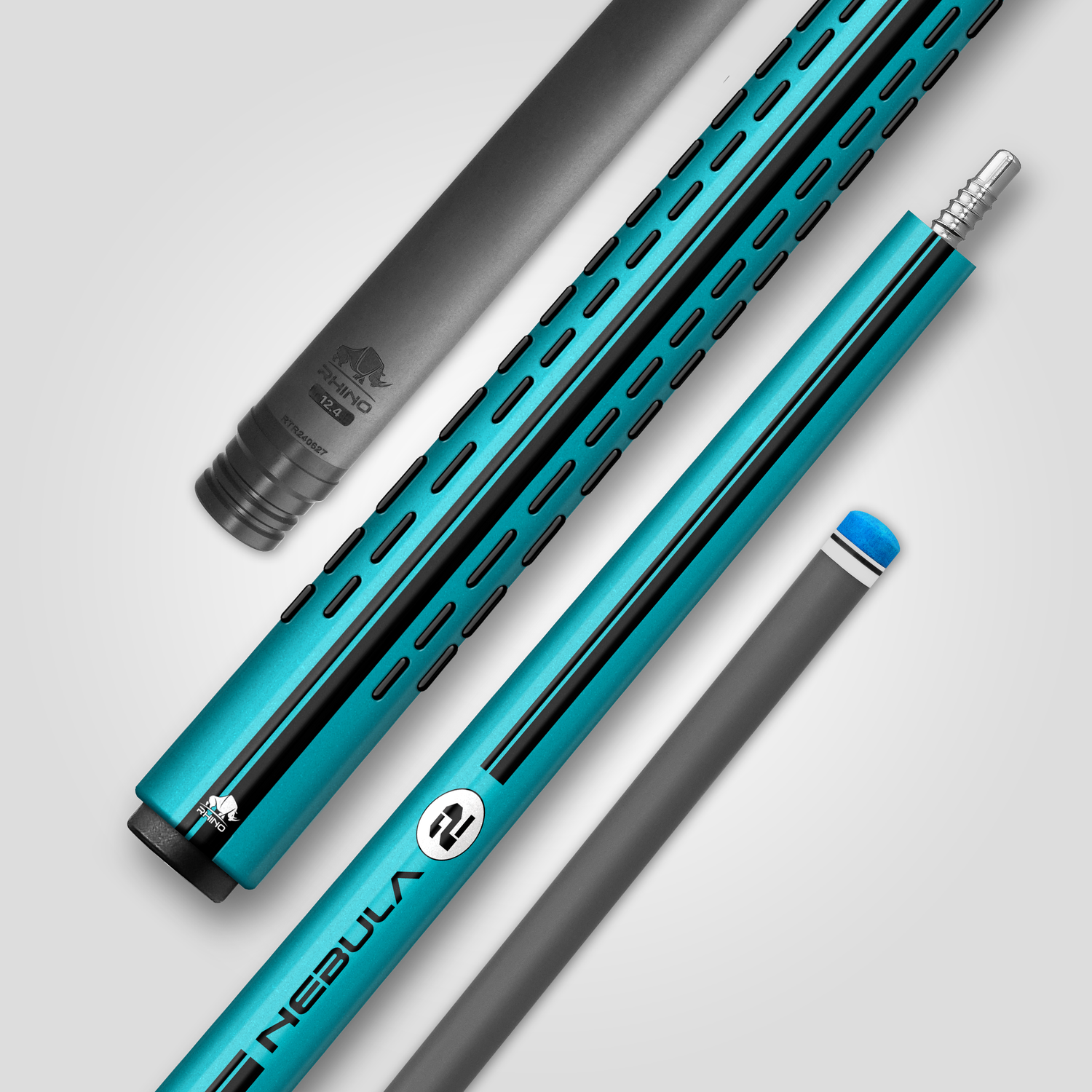 Nebula 2 Pool Cue - Teal Blue