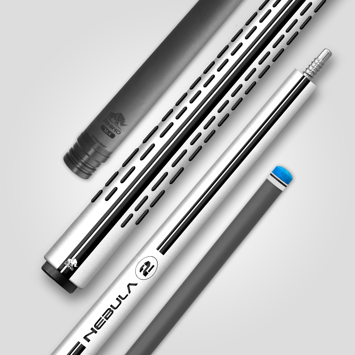 Nebula 2 Pool Cue - Pure White