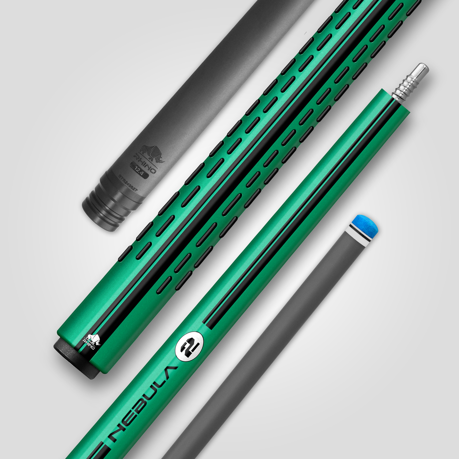 Nebula 2 Pool Cue - Emerald Green