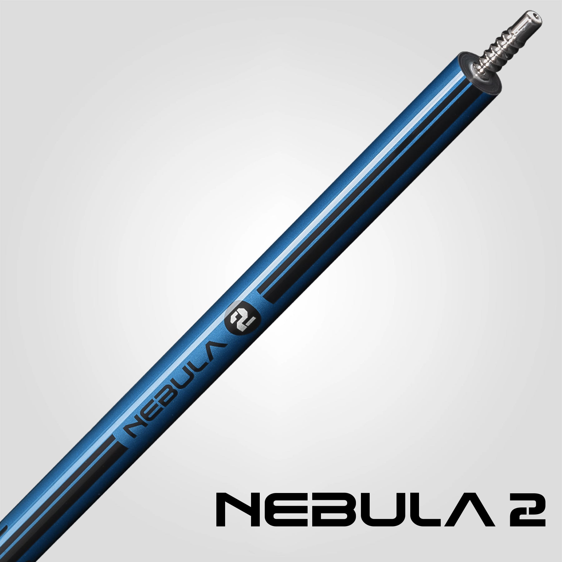 RHINO NEBULA ビリヤードキュー Nebula 2 Pool Cue - Jet Black - 3D Grip